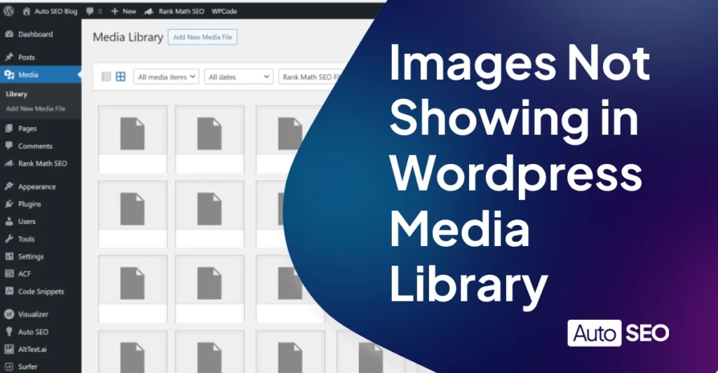 Images Not Showing in Wordpress Media Library