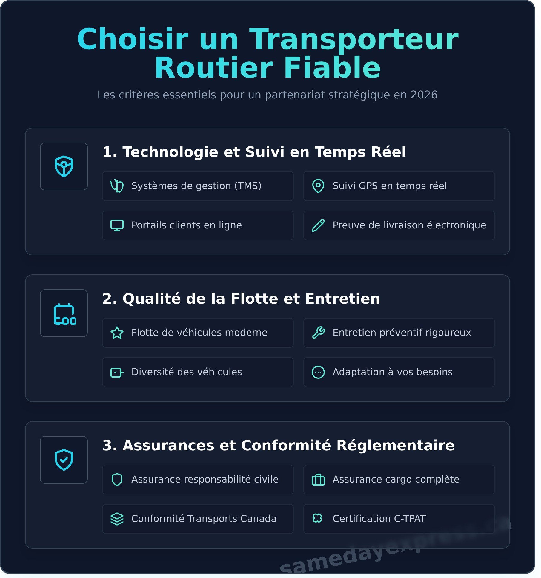 Transporteur routier