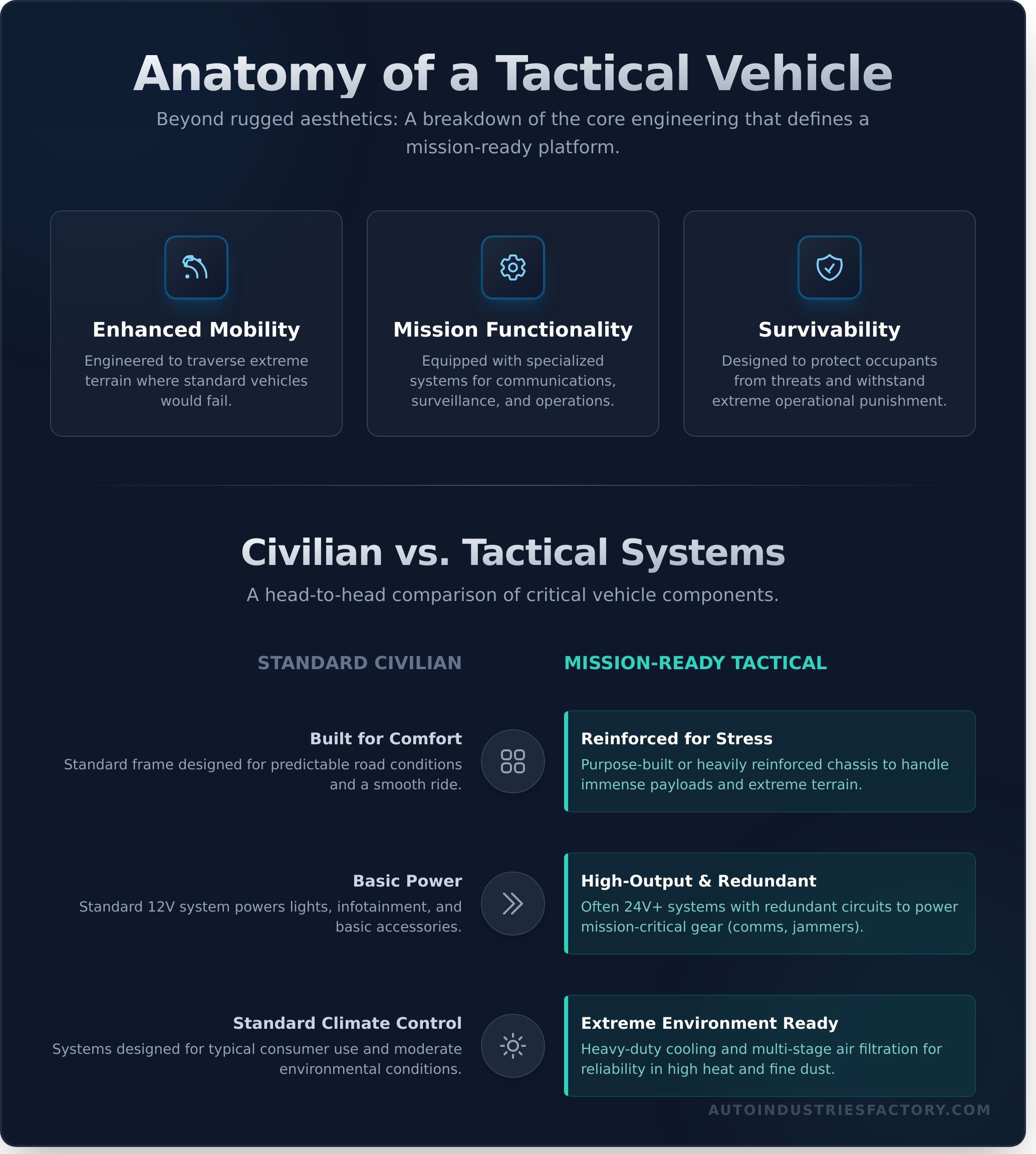 Tactical vehicles