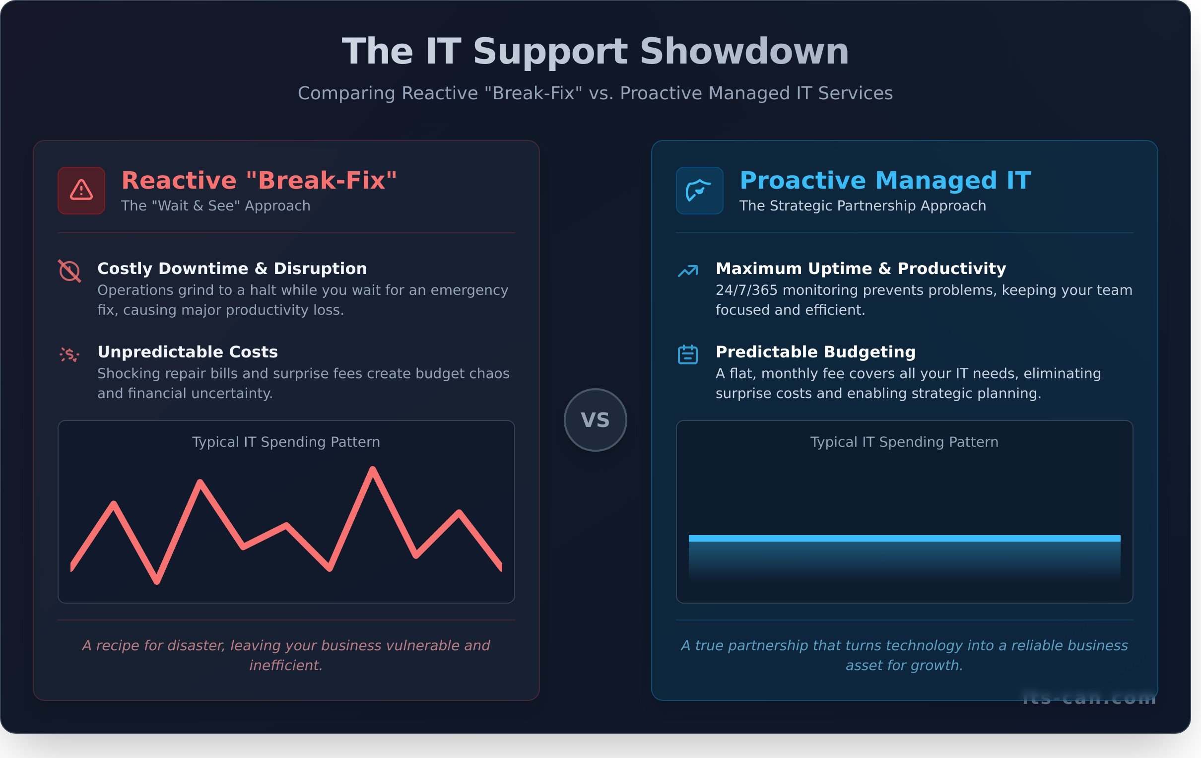 Managed it services infographic - visual guide