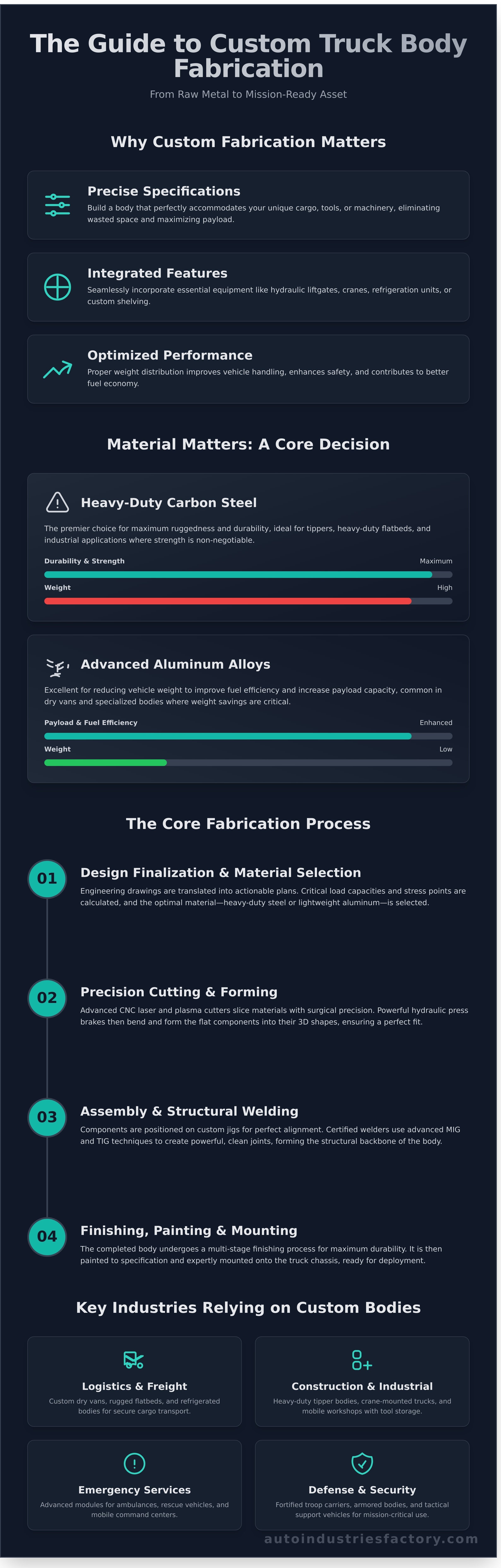 Truck body fabrication