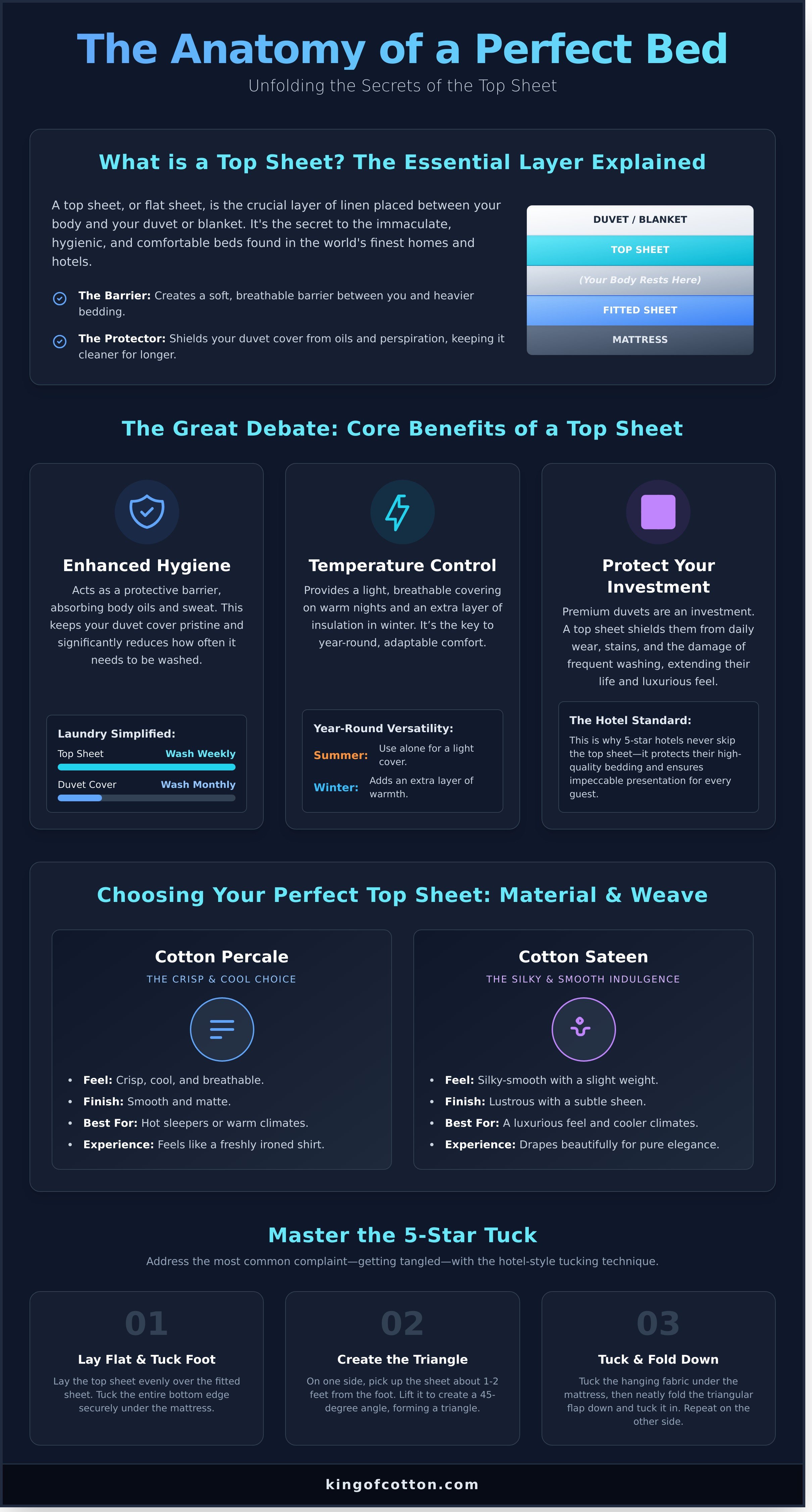 What is a top sheet infographic - visual guide