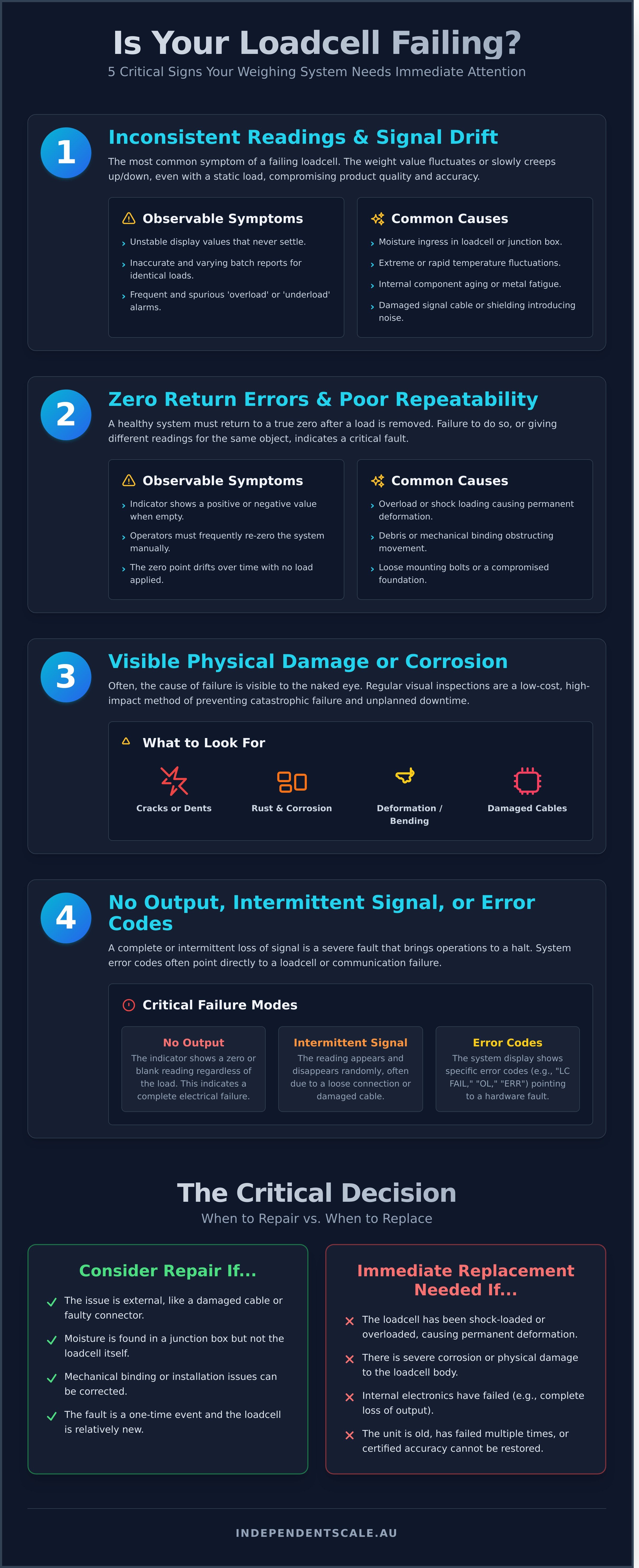 Loadcell infographic - visual guide