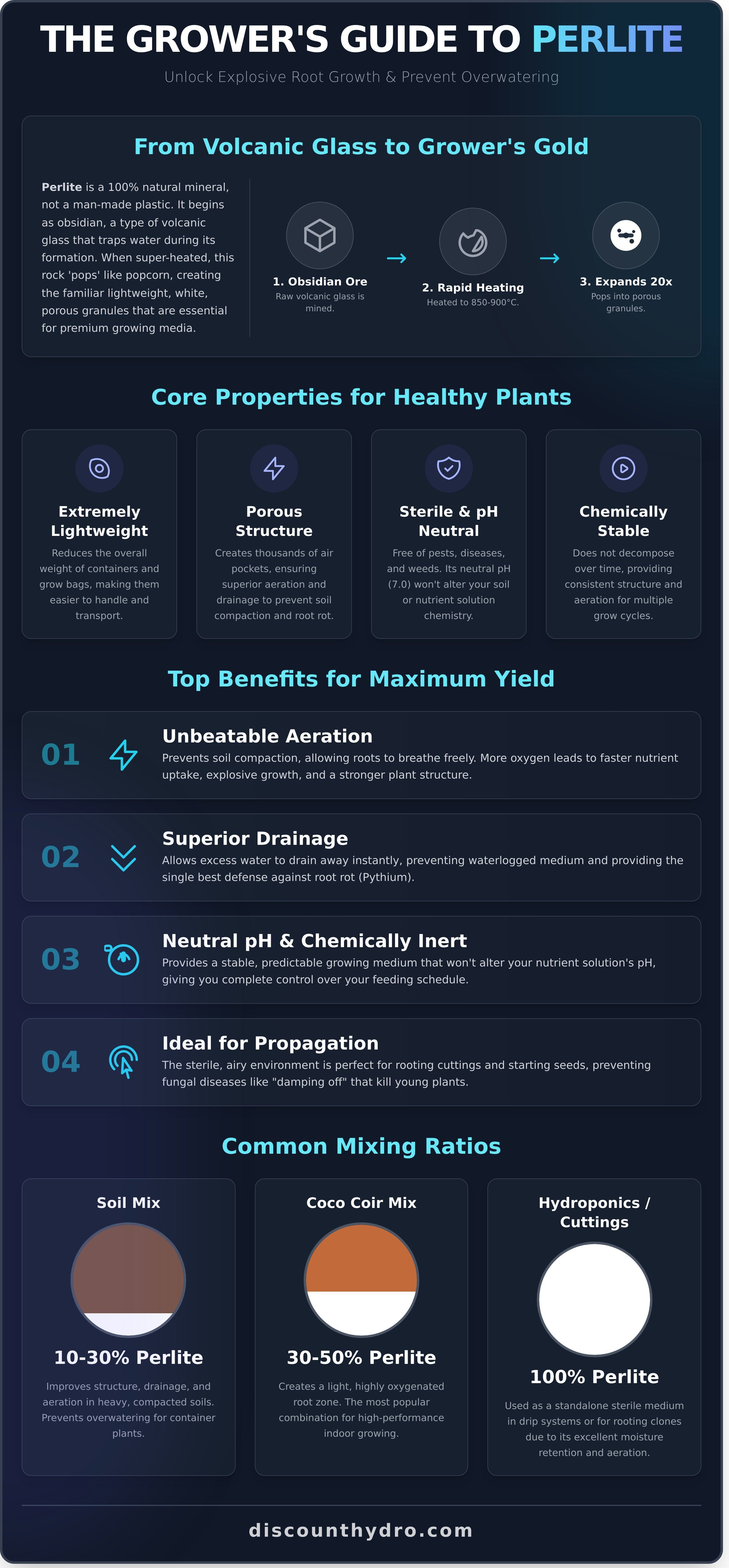 Perlite infographic - visual guide