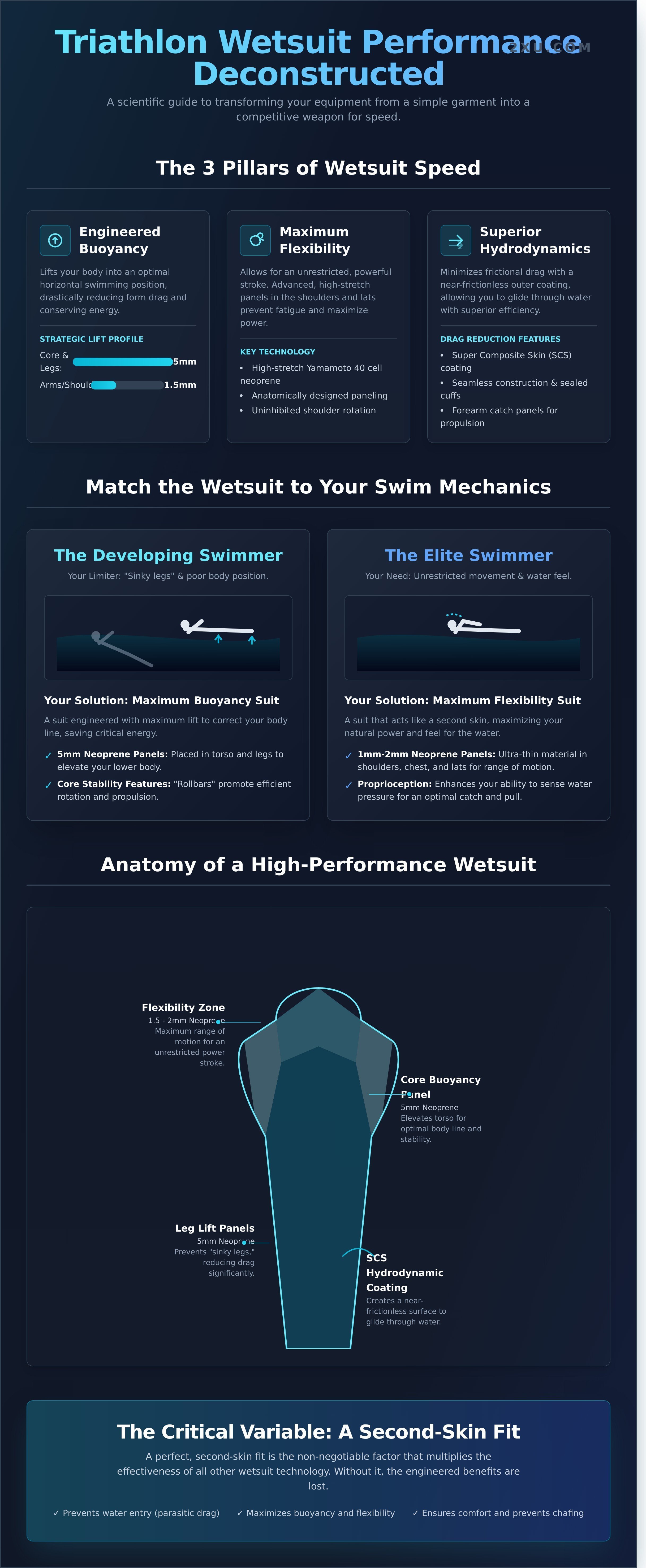Triathlon wetsuit