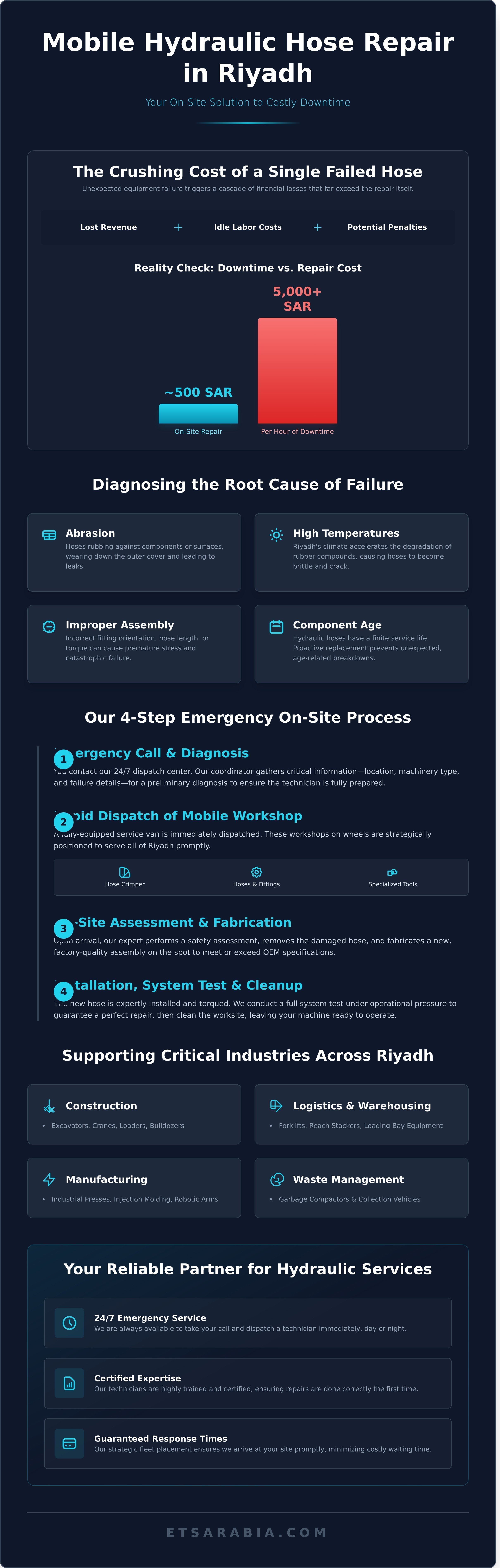 Mobile hydraulic hose repair riyadh
