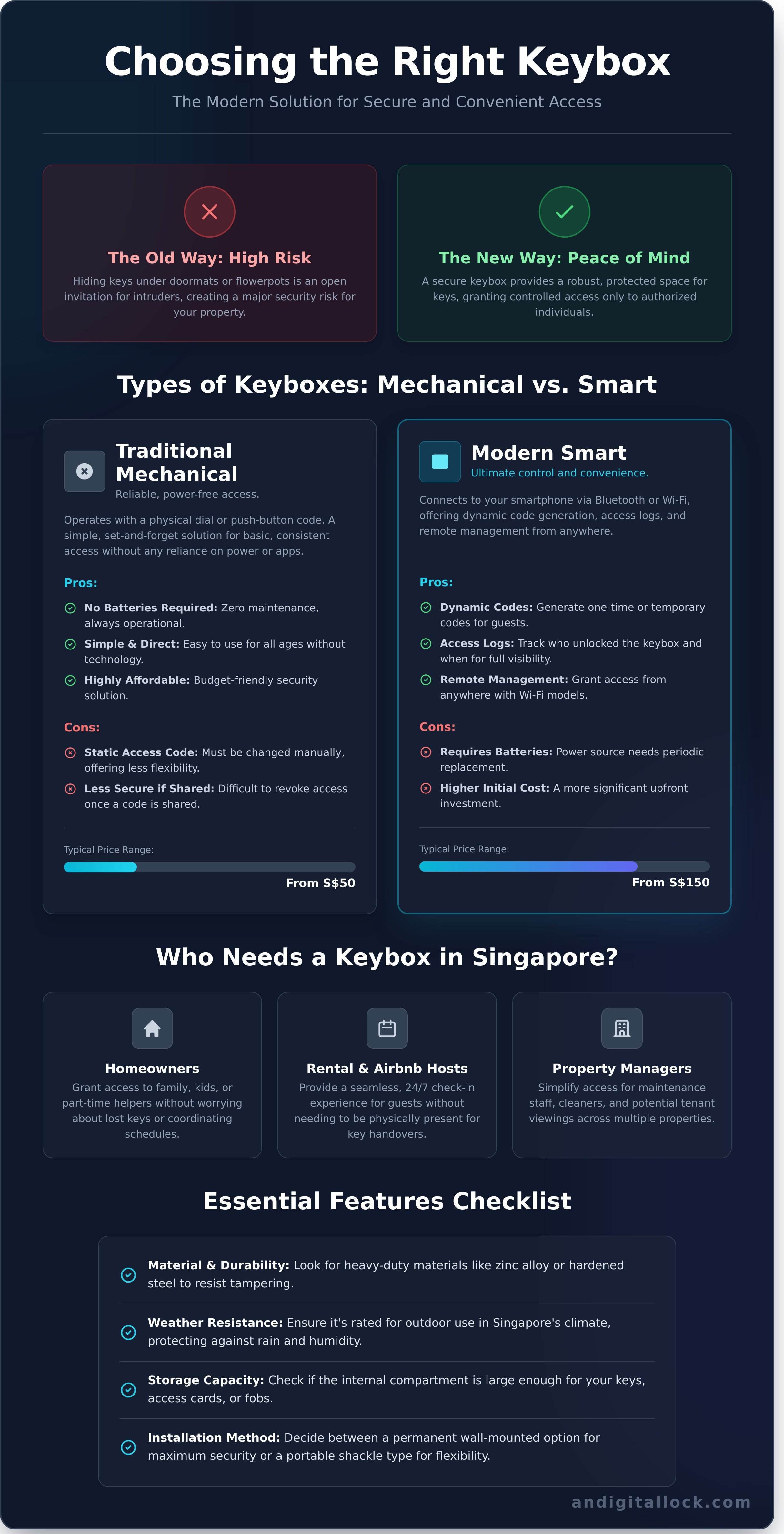 Keybox infographic - visual guide