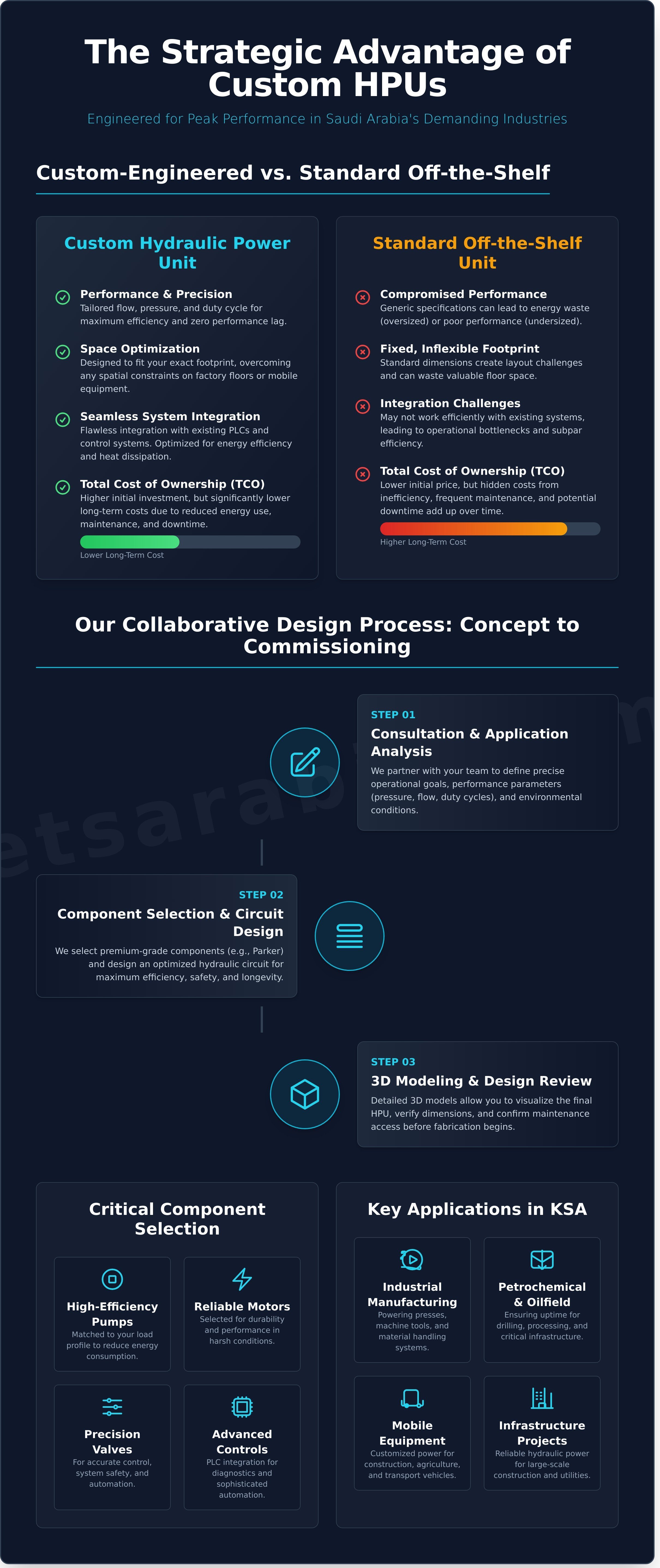 Custom hydraulic power unit design