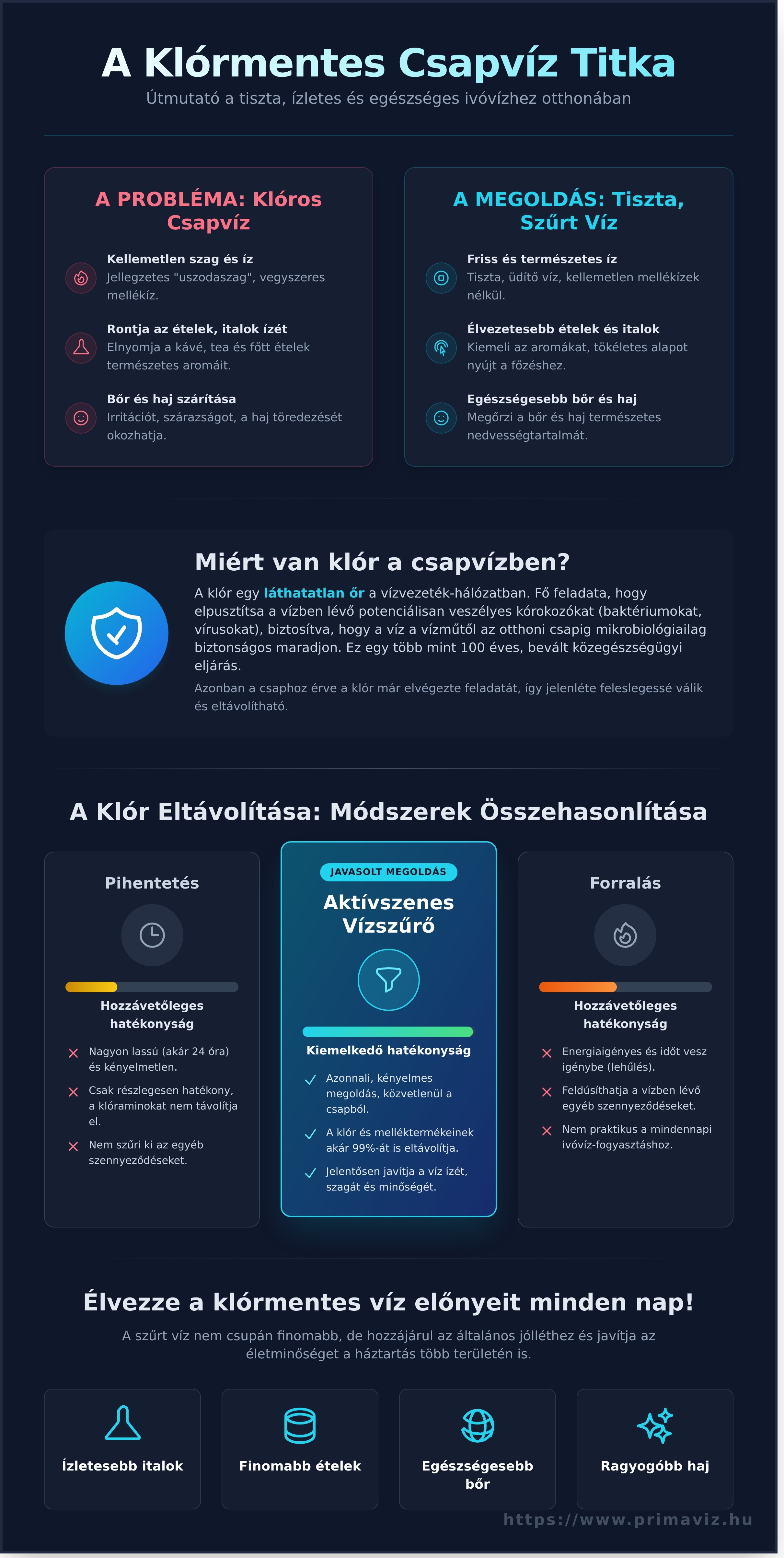 Klórmentes csapvíz