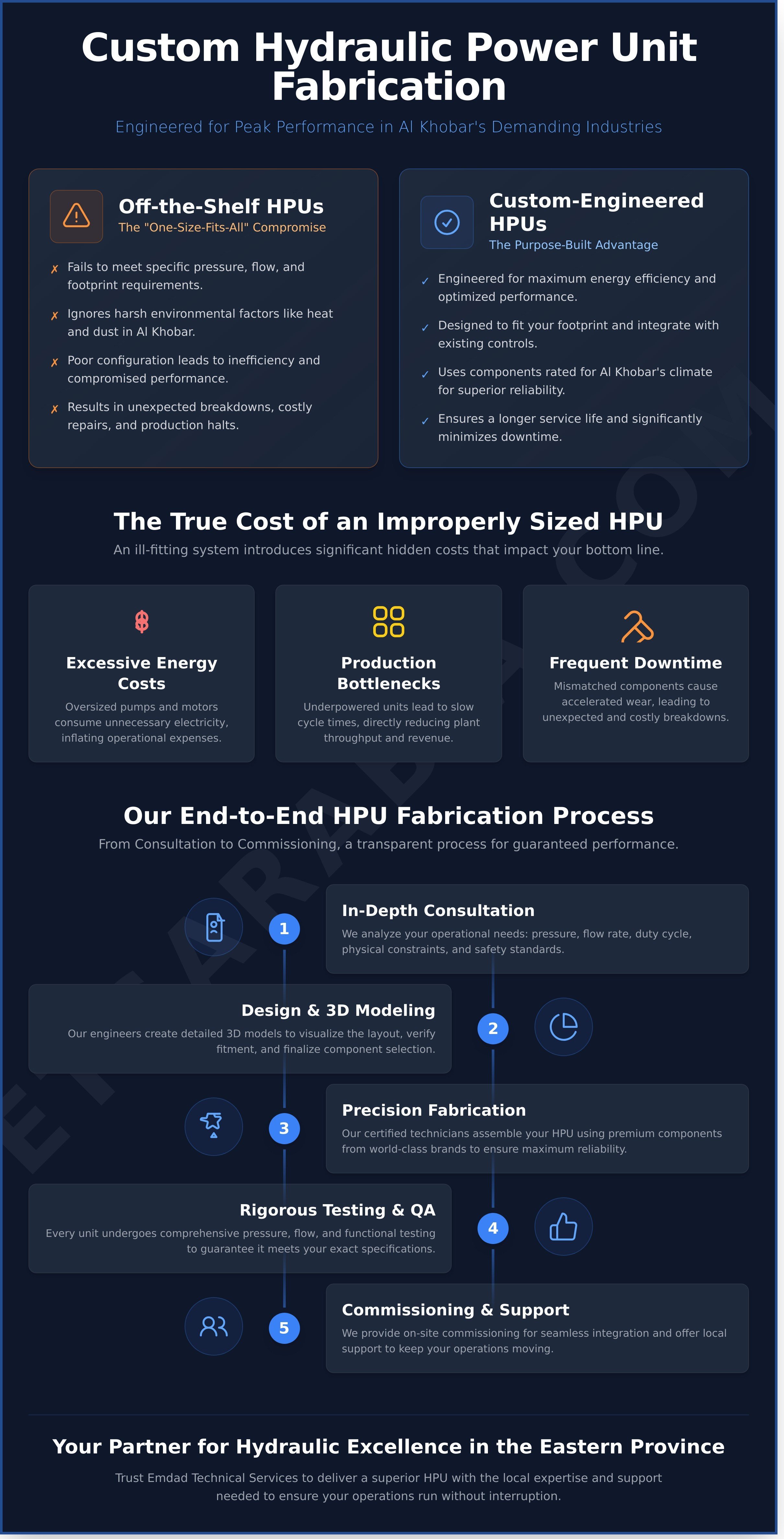 Custom hpu fabrication al khobar