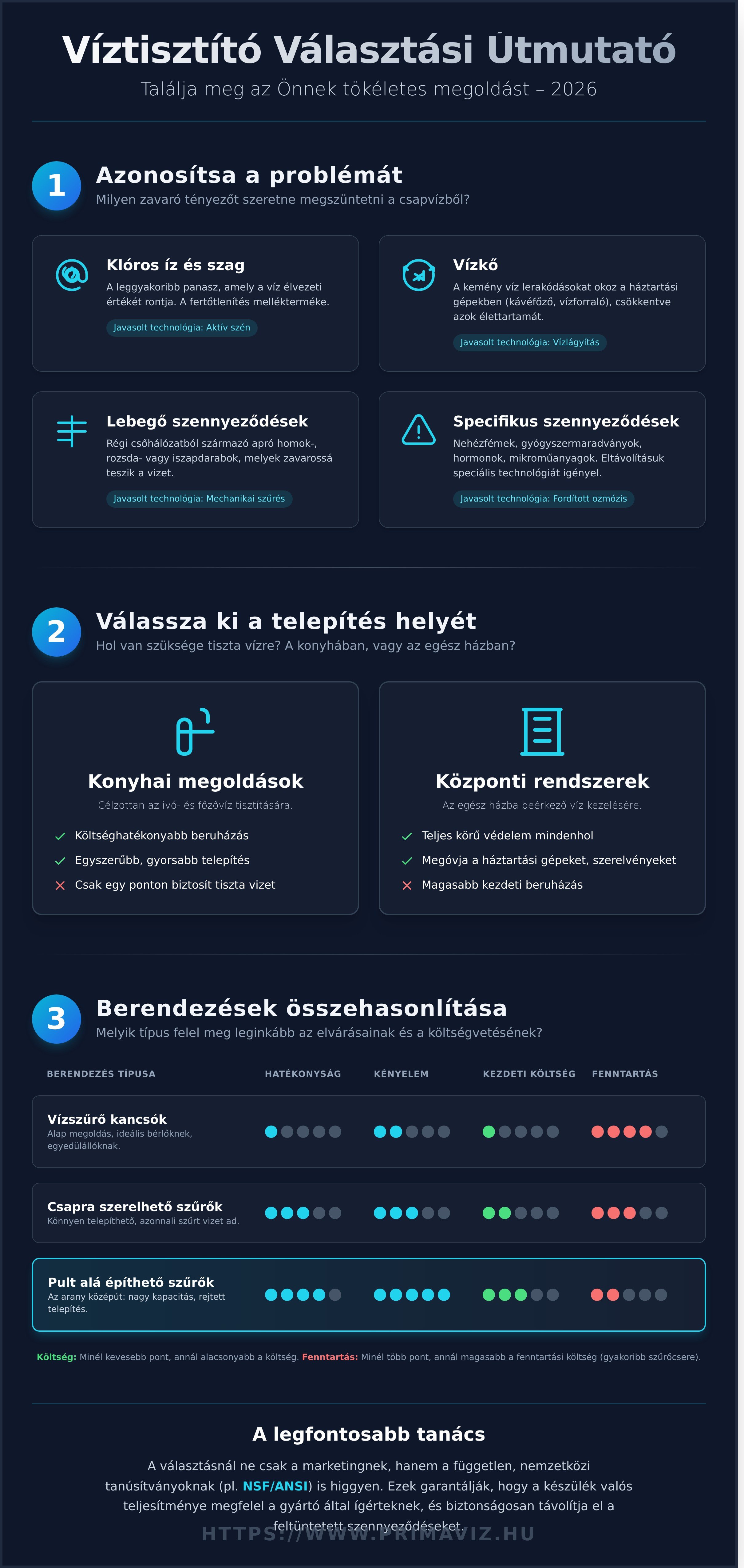 Legjobb víztisztító berendezések