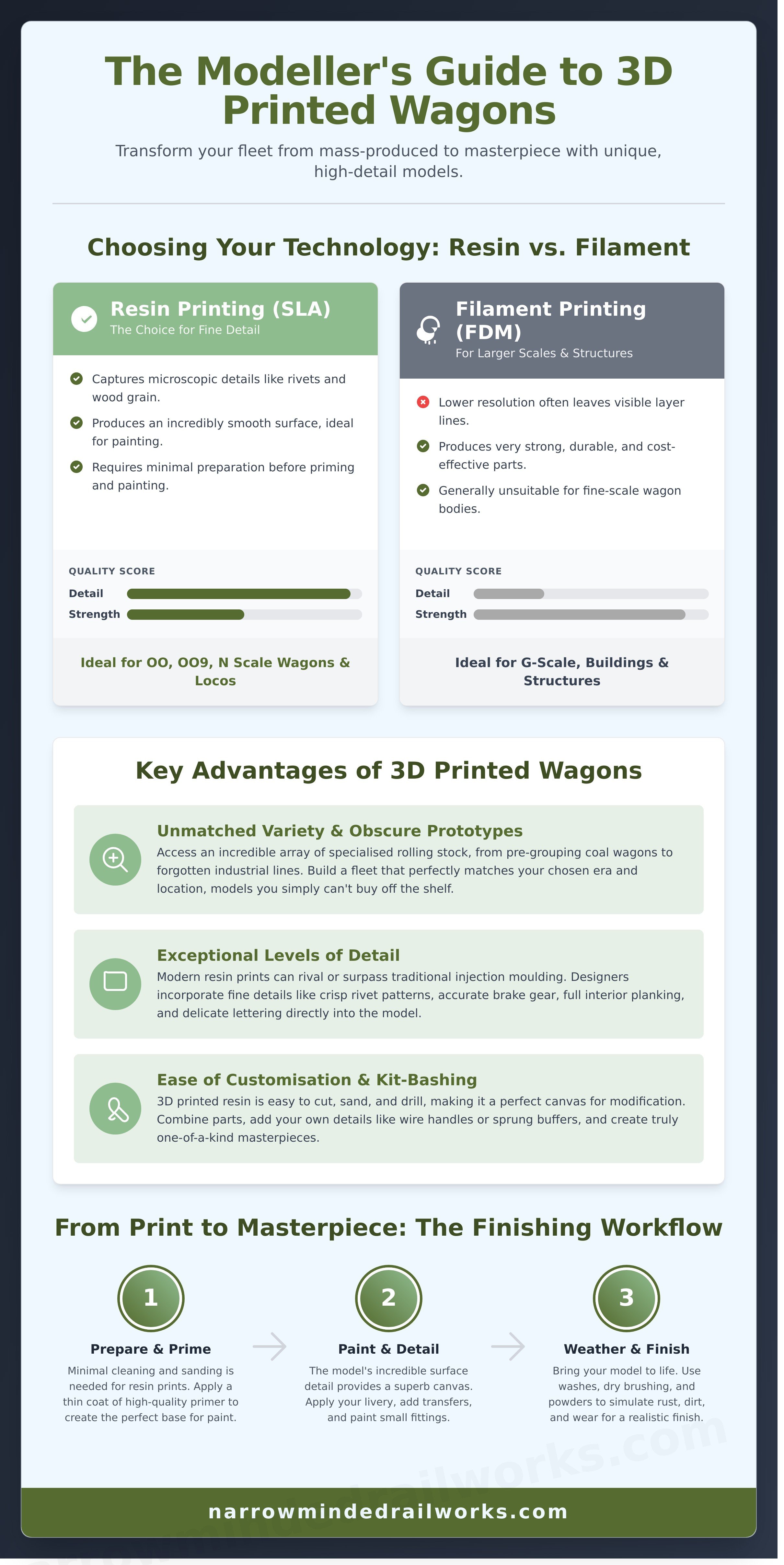 3d printed wagon bodies infographic - visual guide