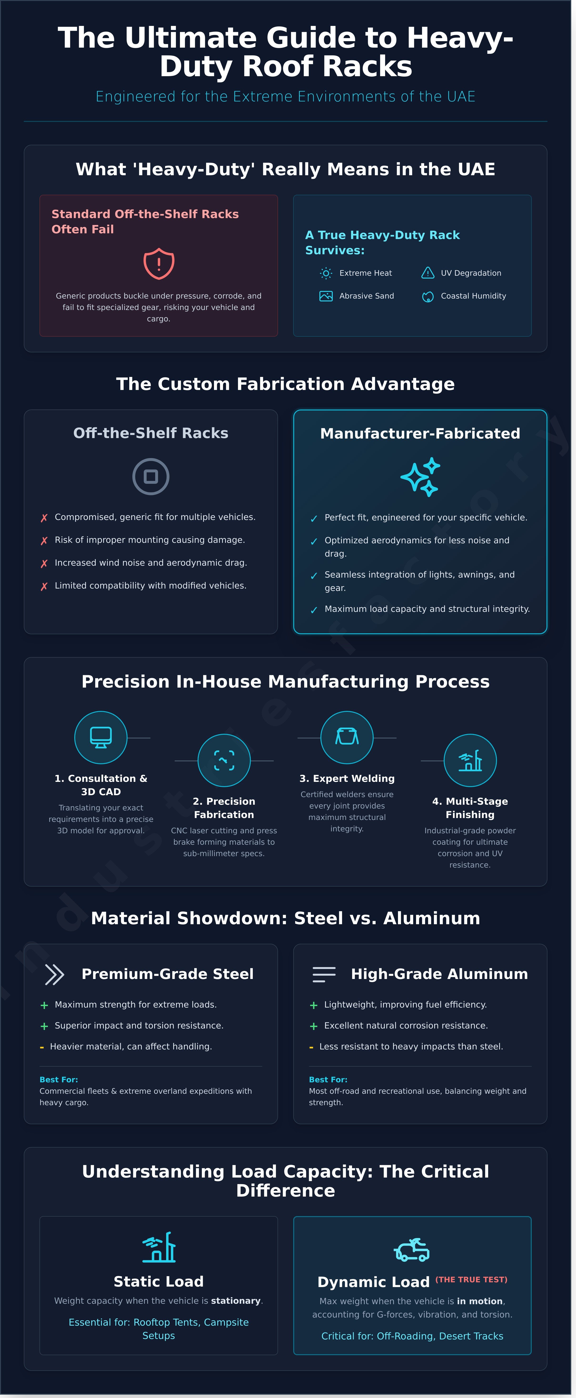 Heavy duty roof rack manufacturer Dubai