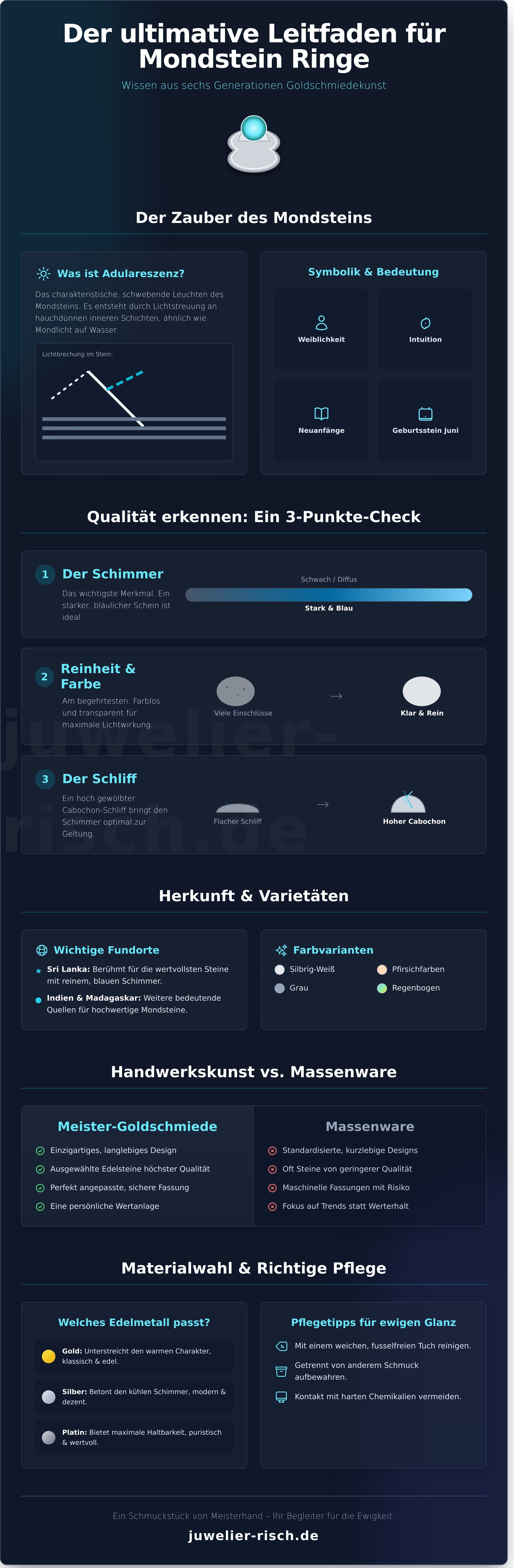 Mondstein ring infographic - visual guide