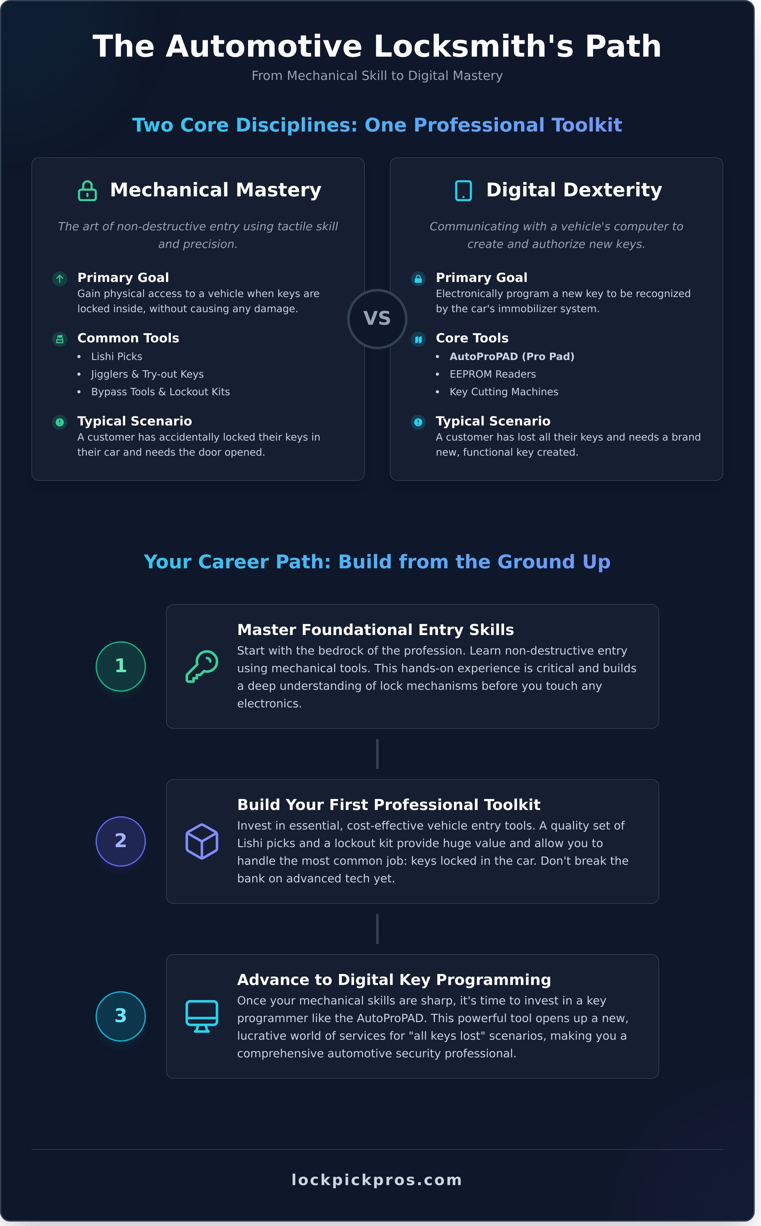 Pro pad infographic - visual guide