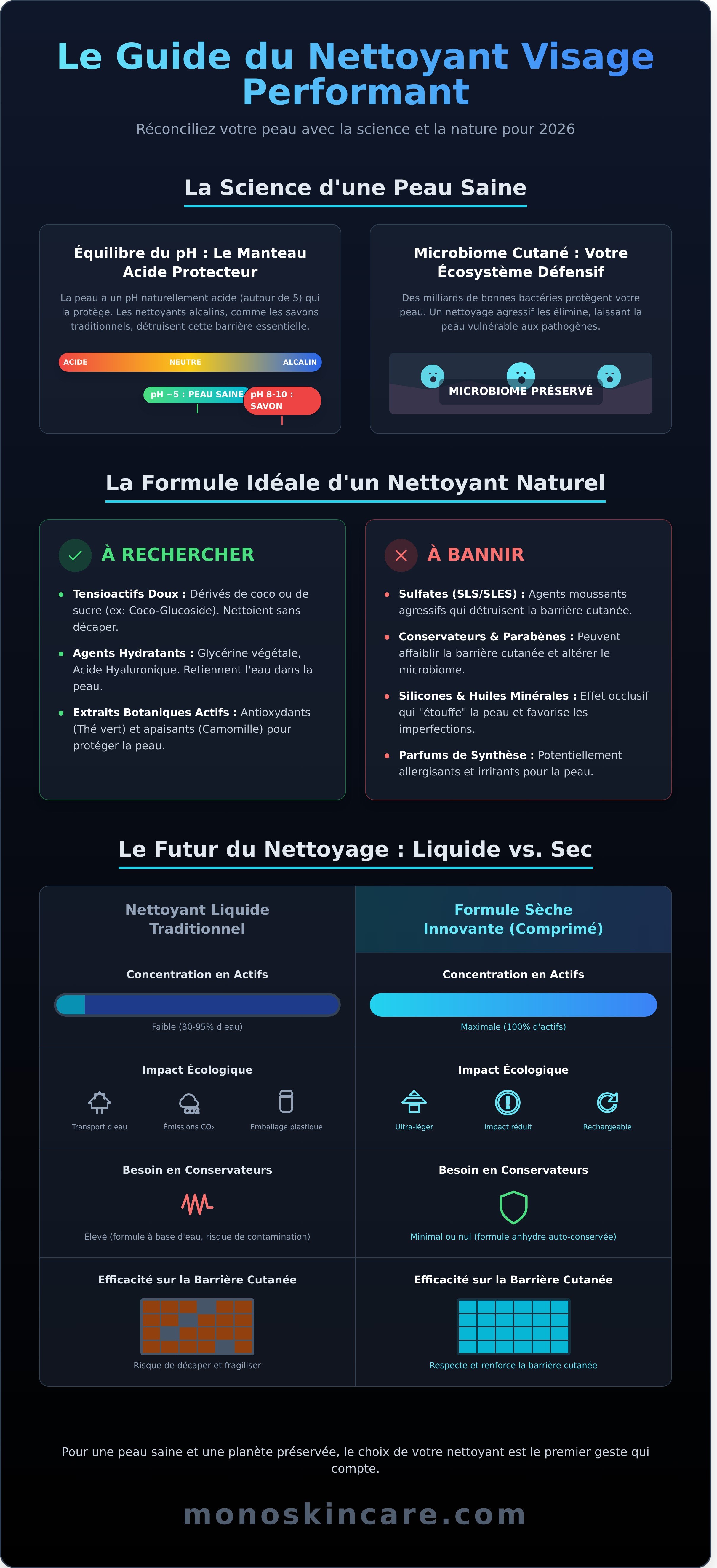 Nettoyant visage naturel