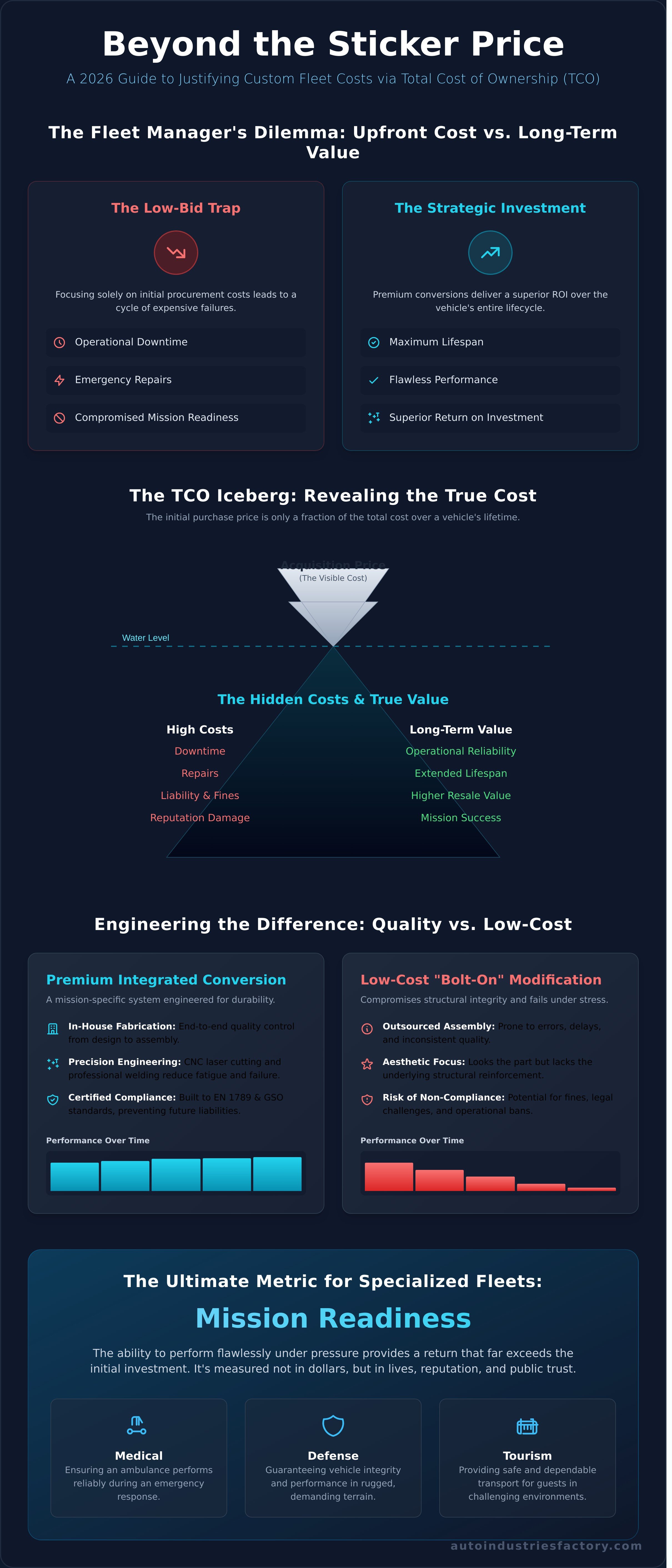 Justifying custom vehicle fleet costs