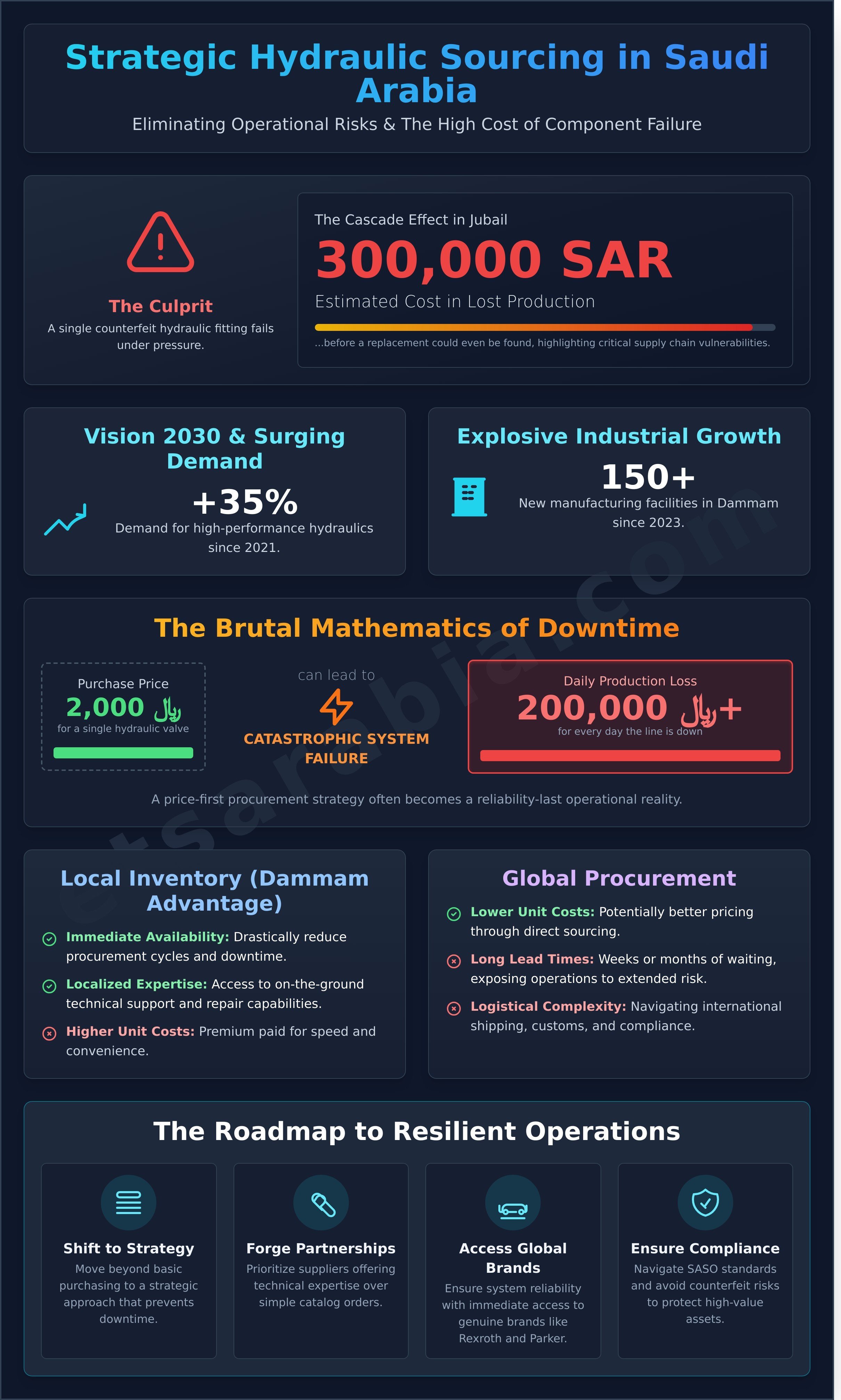 Hydraulic component sourcing saudi arabia