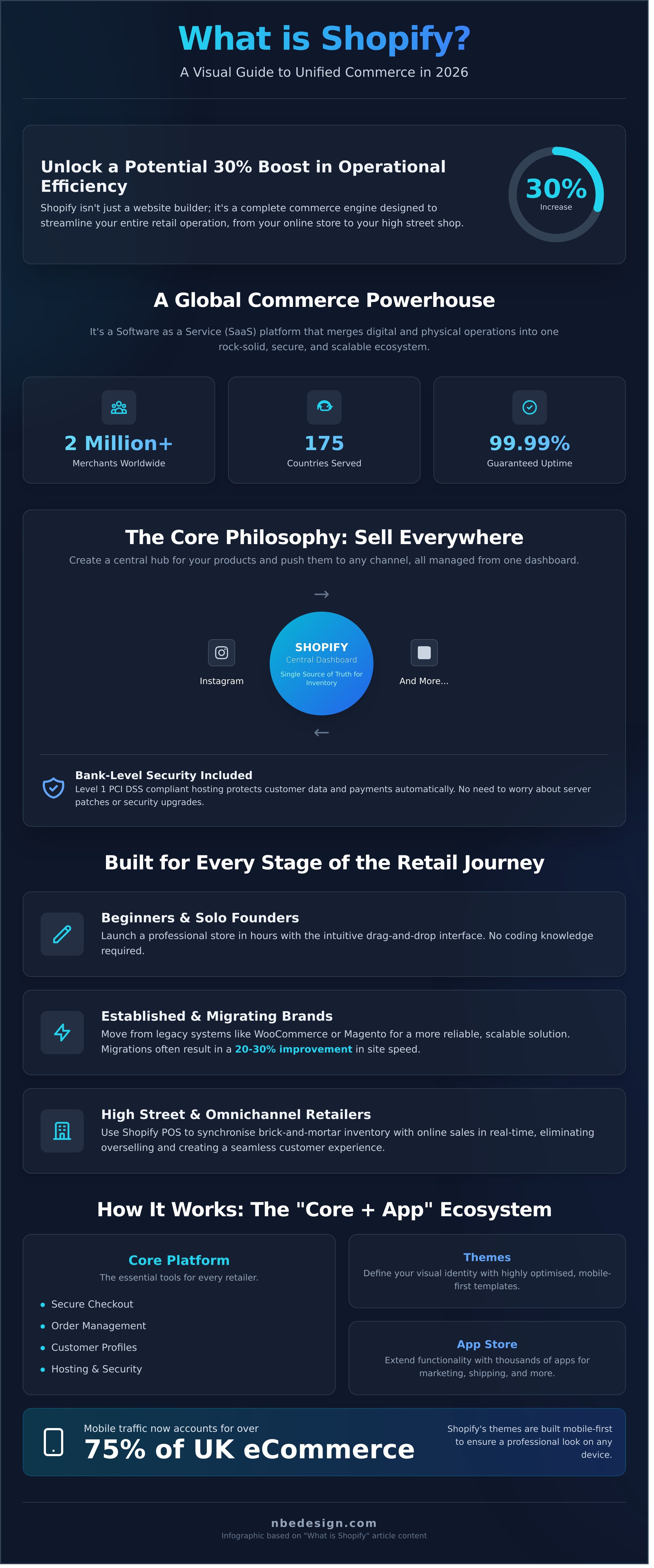 What is shopify infographic - visual guide