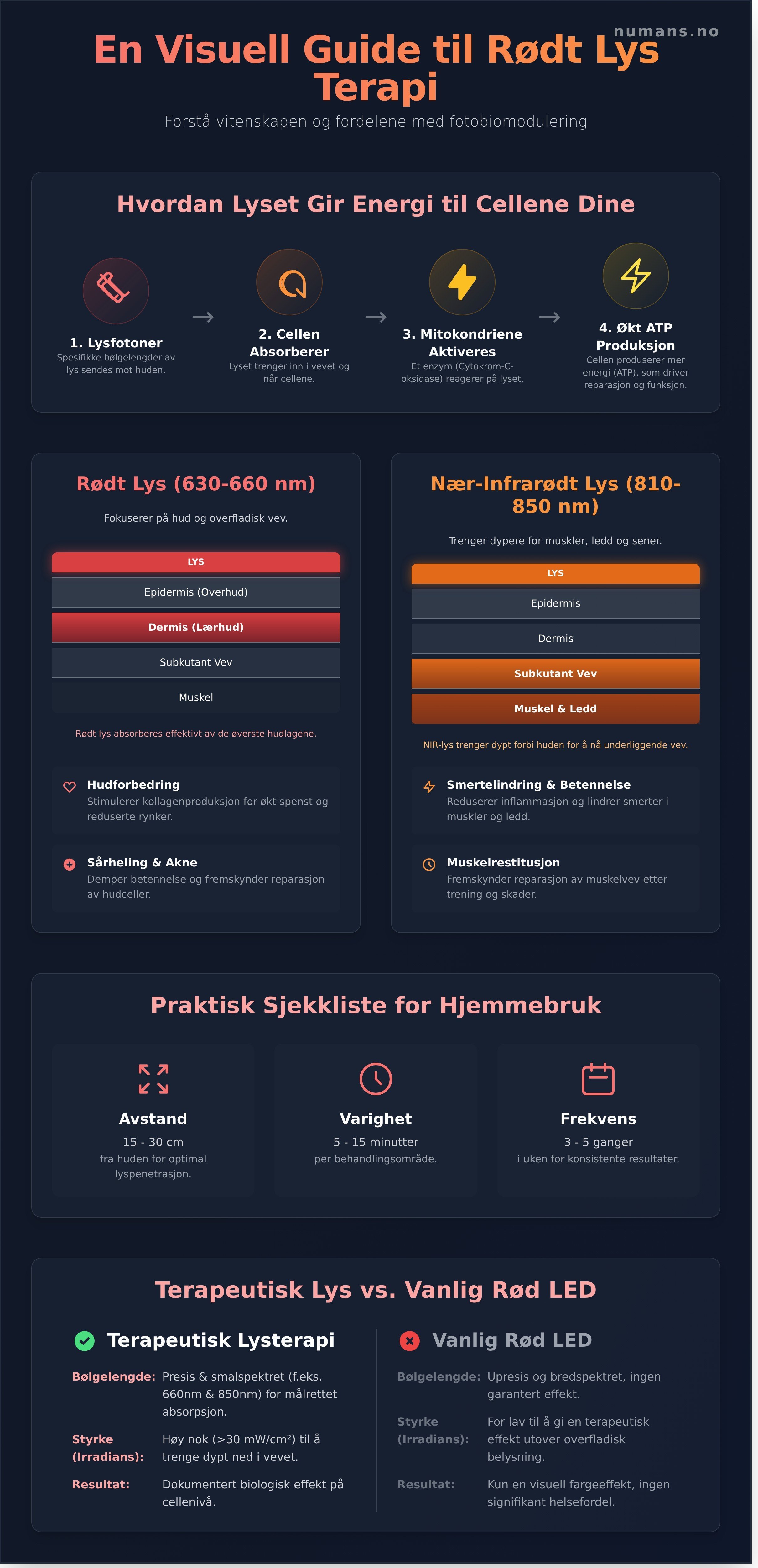 Rødt lys terapi