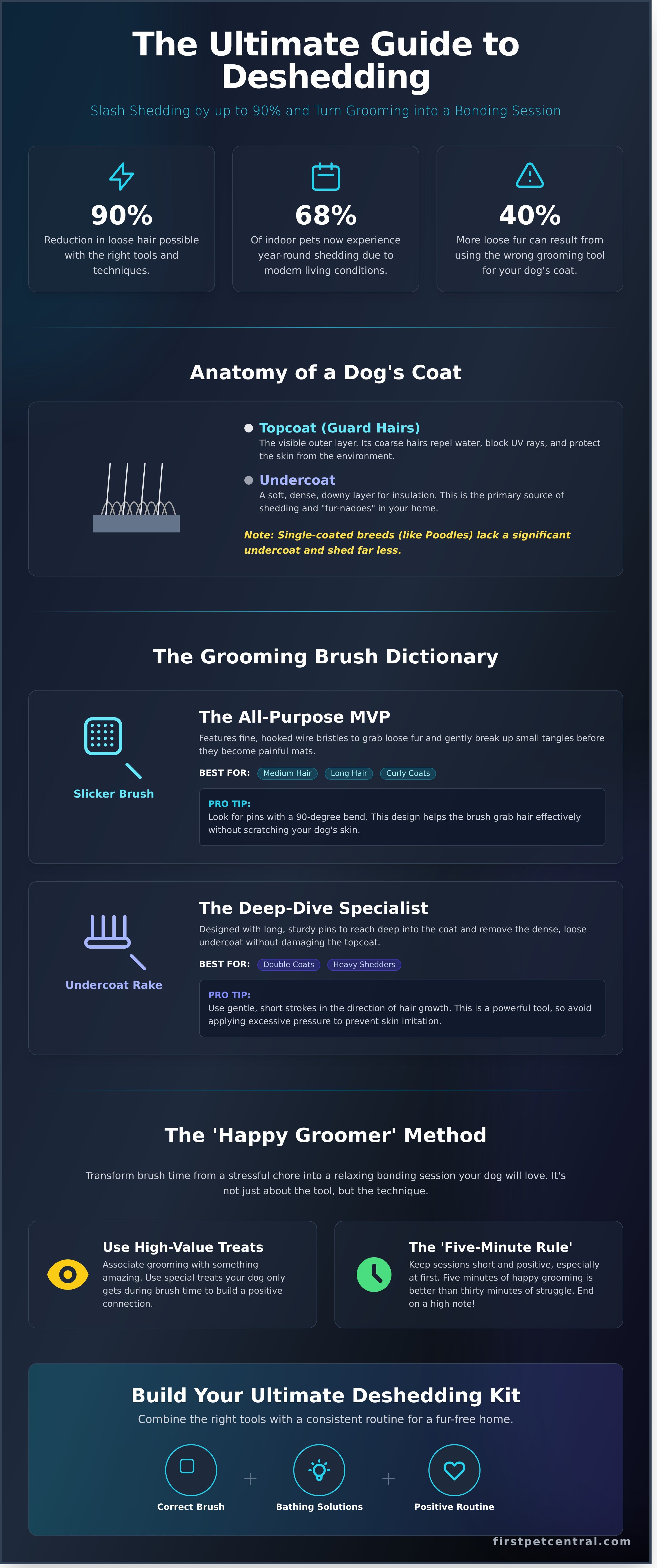 Best grooming brush for shedding dogs