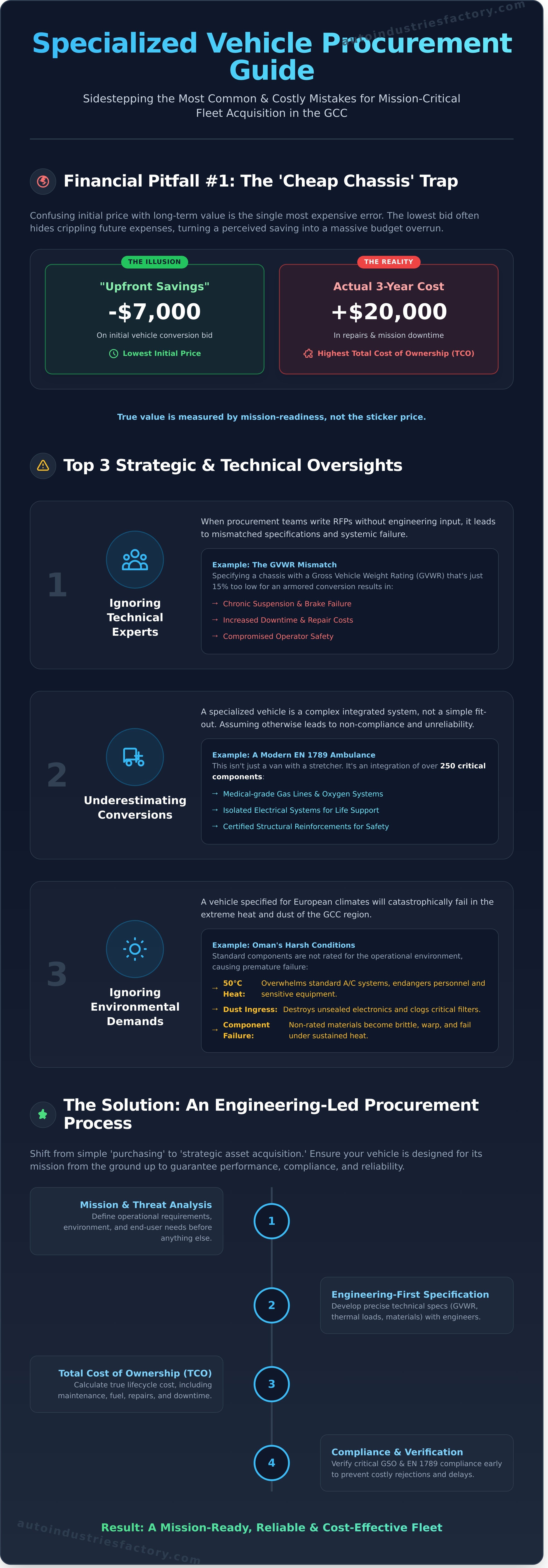 Common mistakes in vehicle procurement