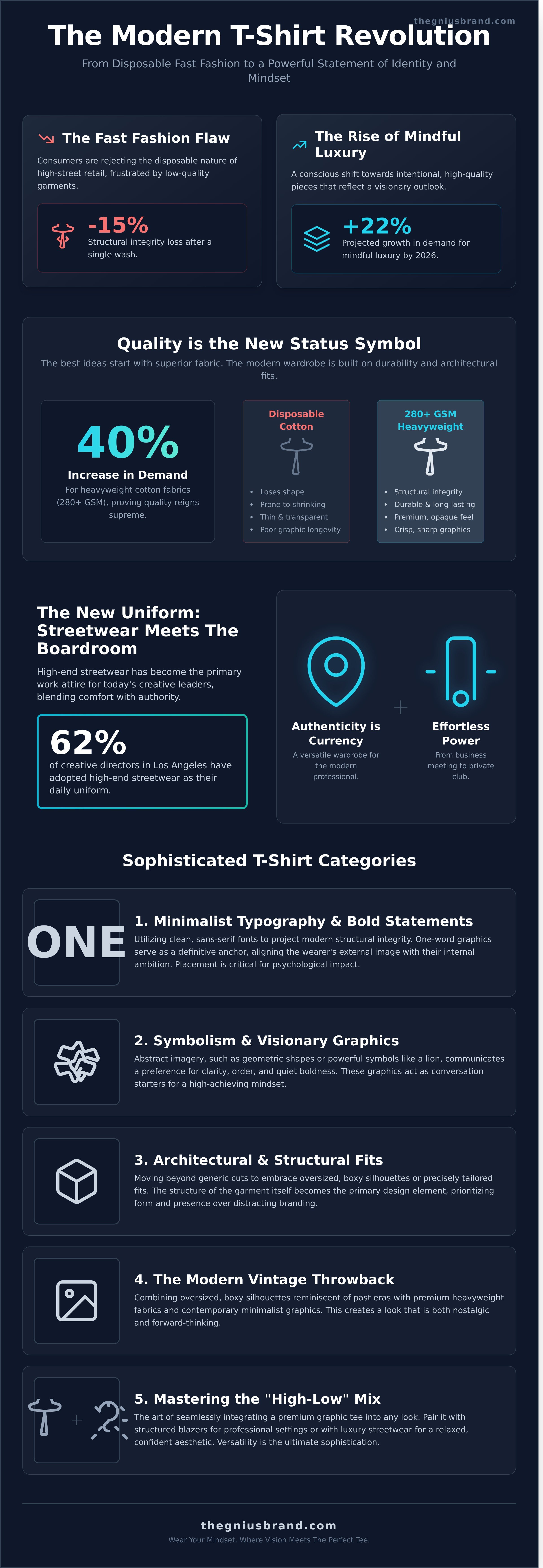 T shirt ideas for women infographic - visual guide