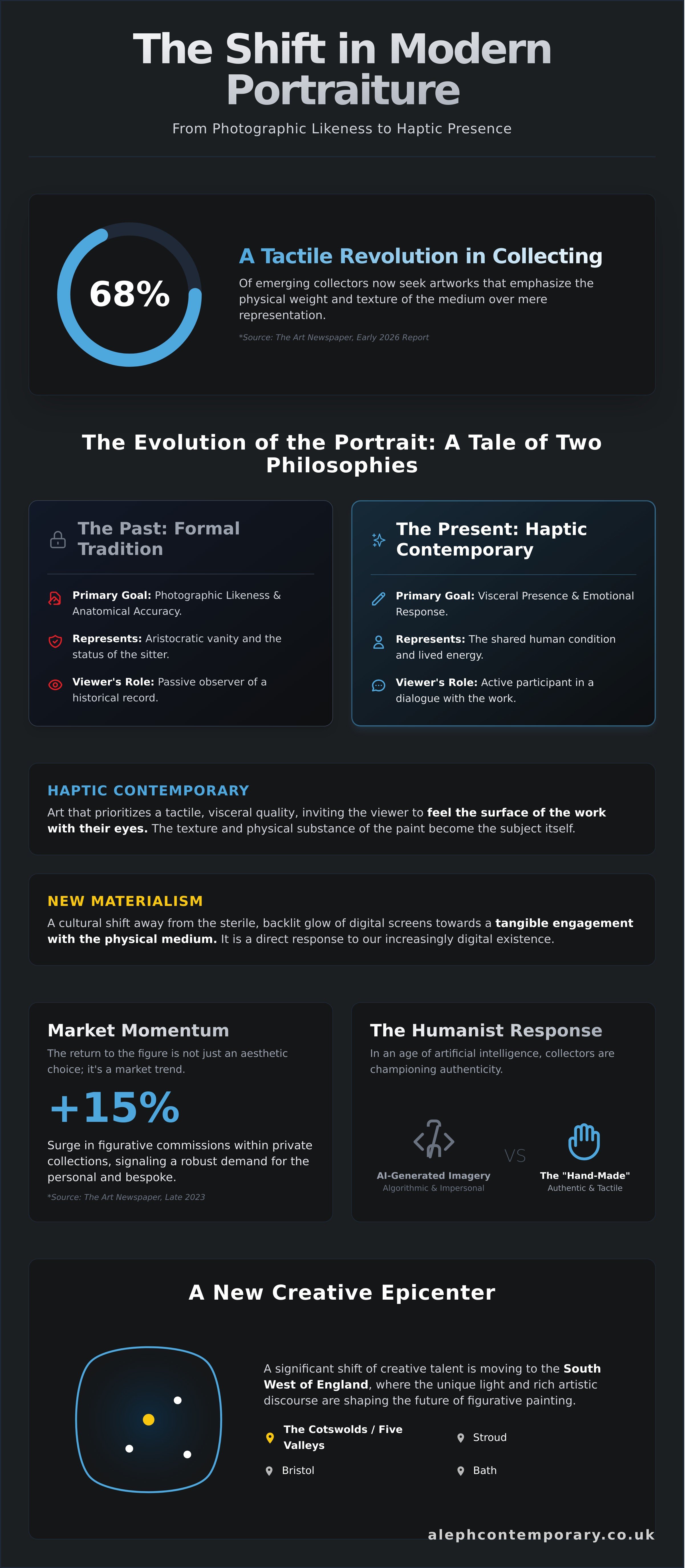 Portraiture art infographic - visual guide