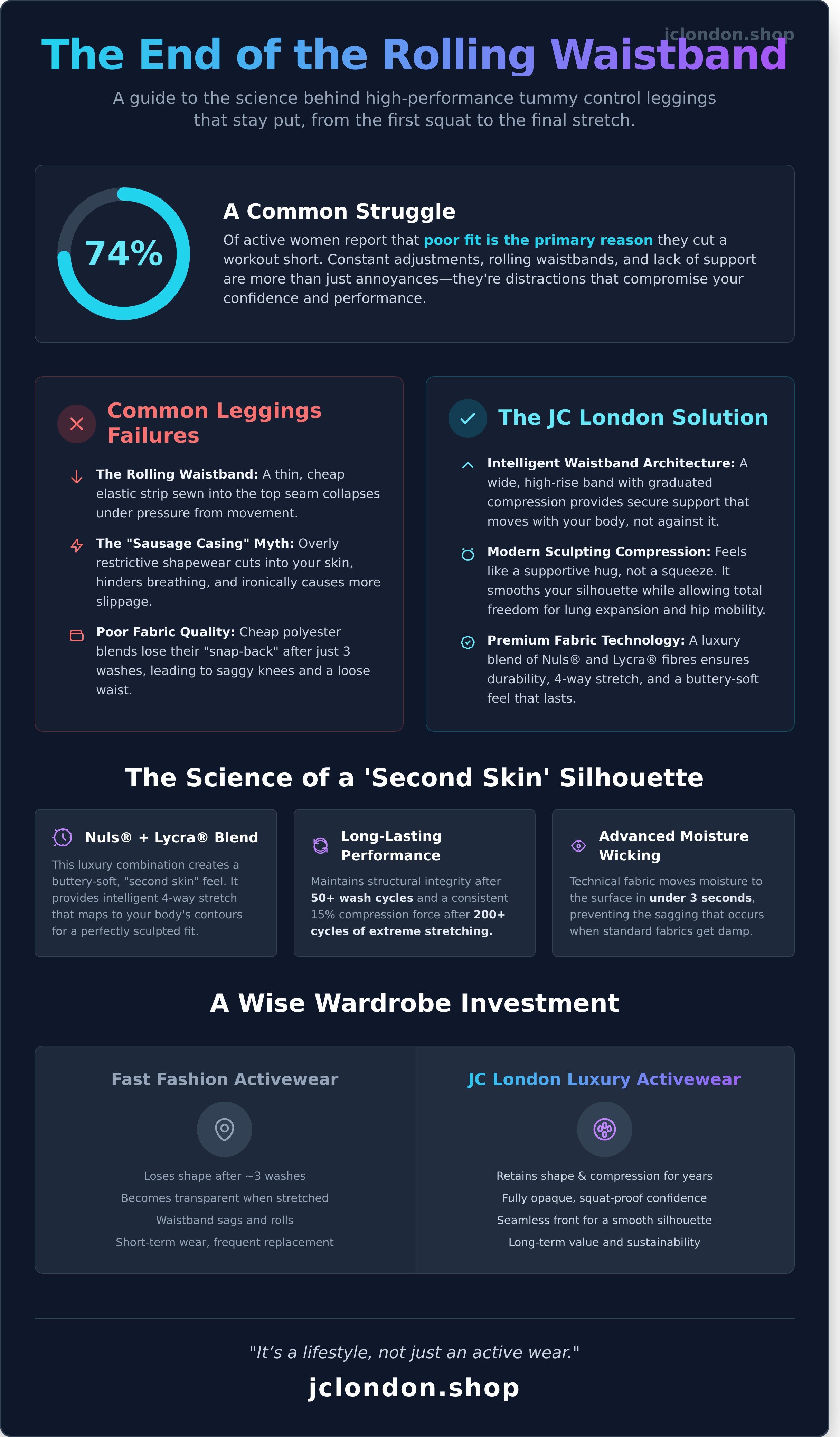 Best leggings for tummy control uk infographic - visual guide