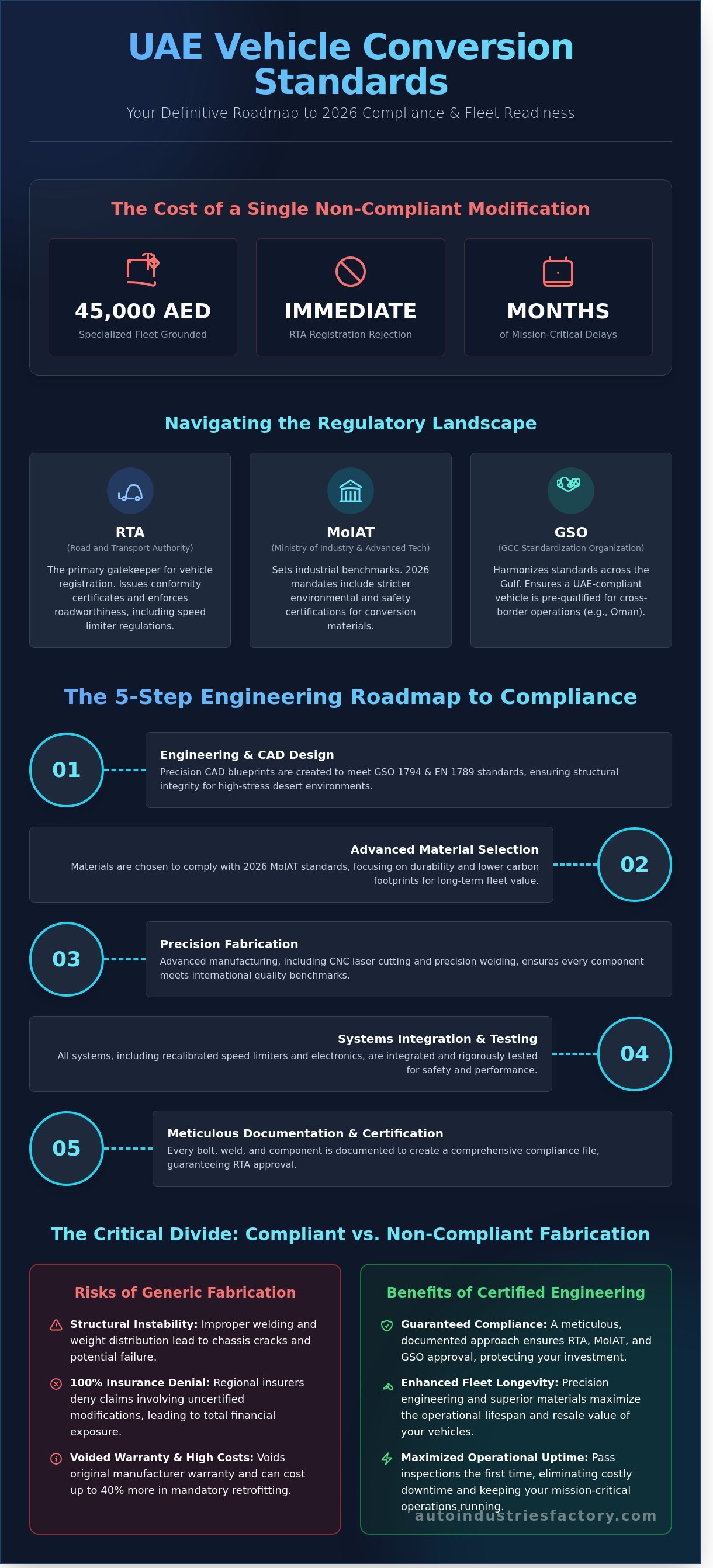 UAE vehicle conversion standards