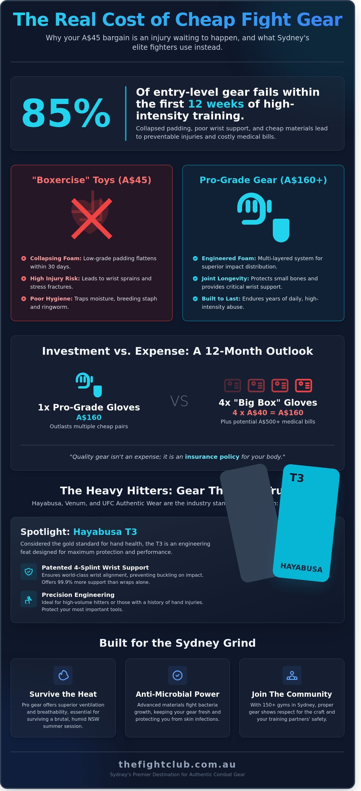 Mma fight store sydney infographic - visual guide
