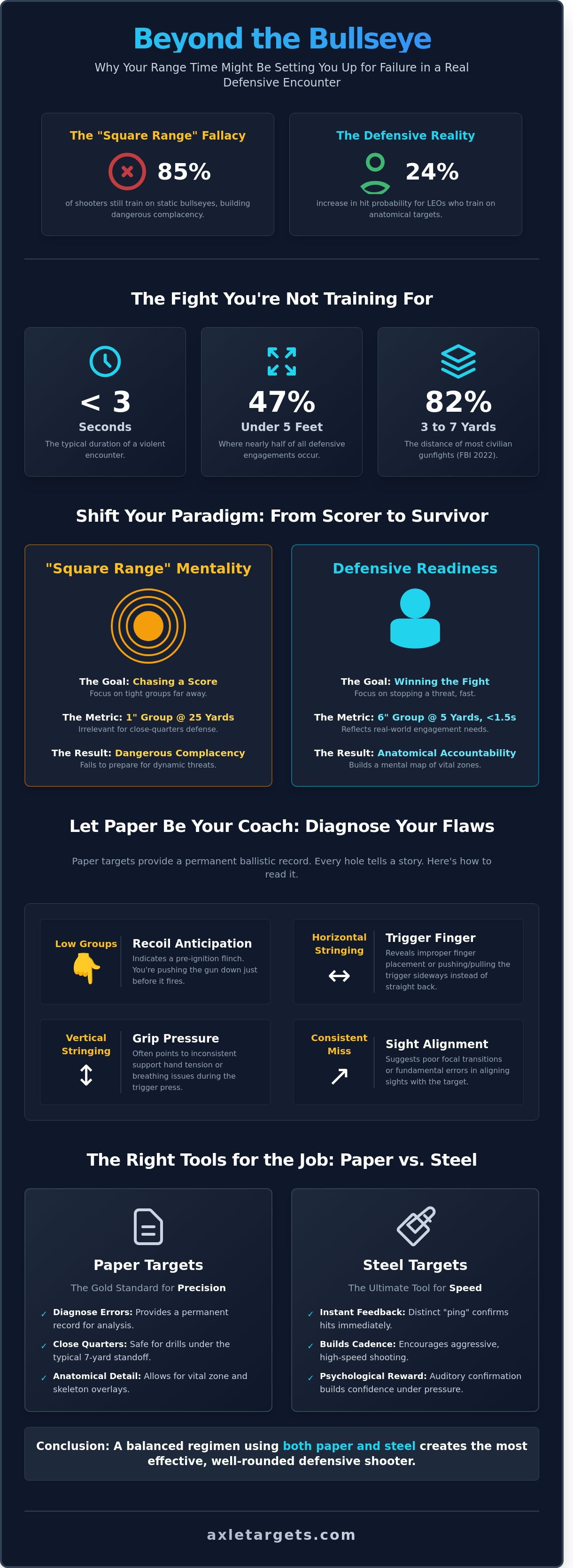 Ccw training targets infographic - visual guide