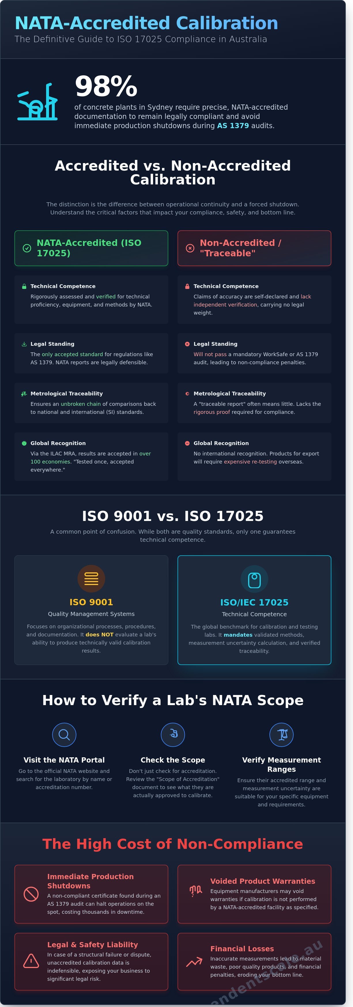 ISO 17025 accredited labs Australia
