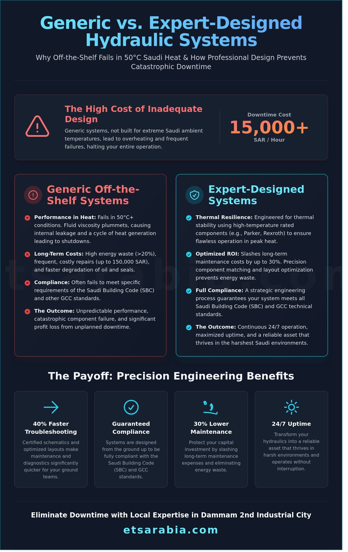 Hydraulic system design consultation