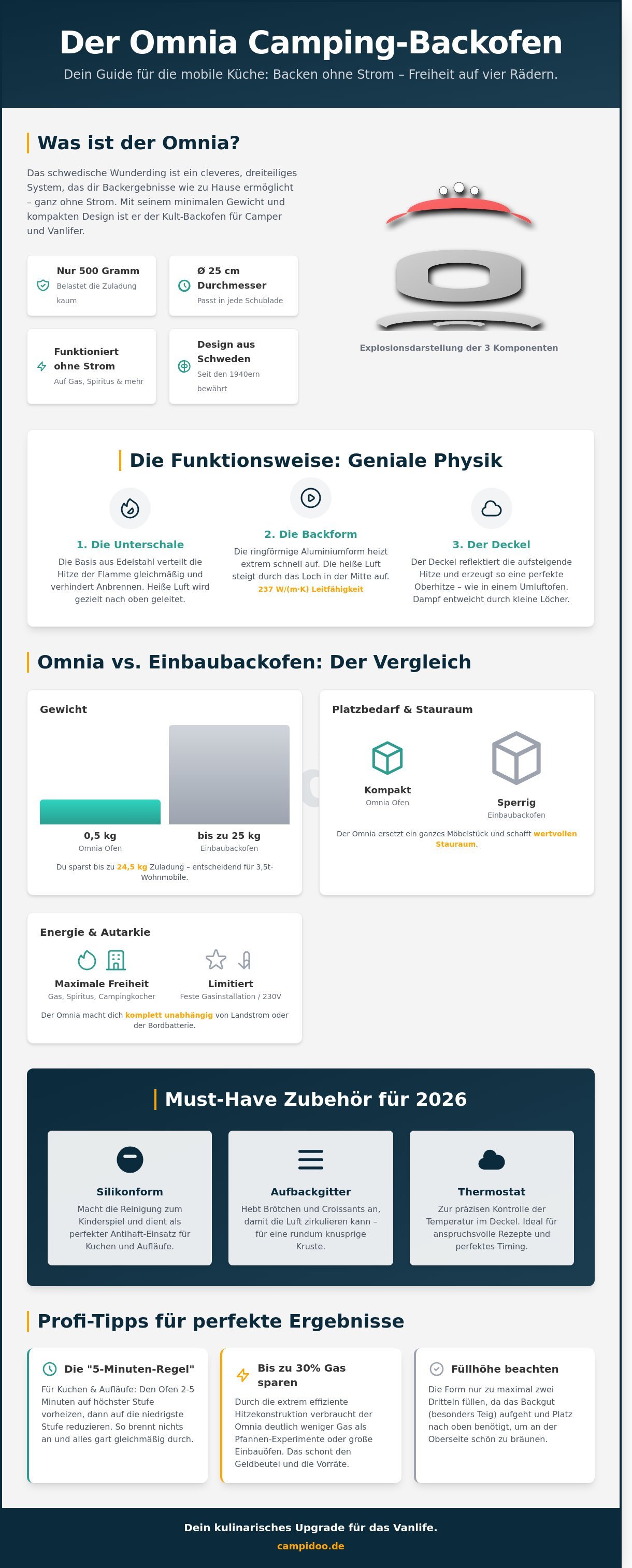 Omnia backofen infographic - visual guide