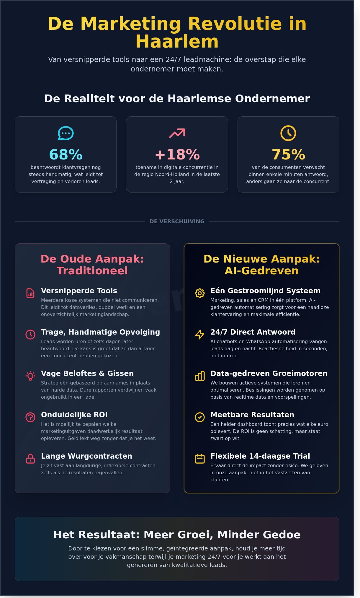 Online marketing consultancy infographic - visual guide