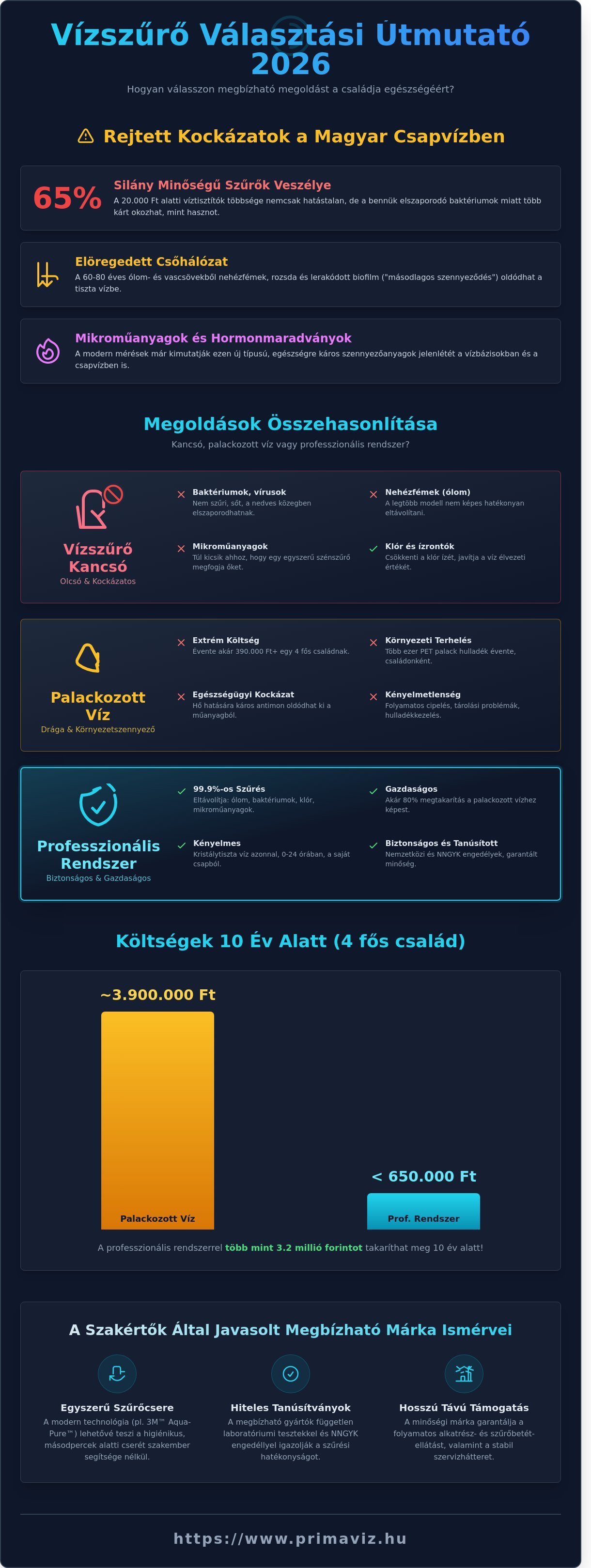 Megbízható vízszűrő márka