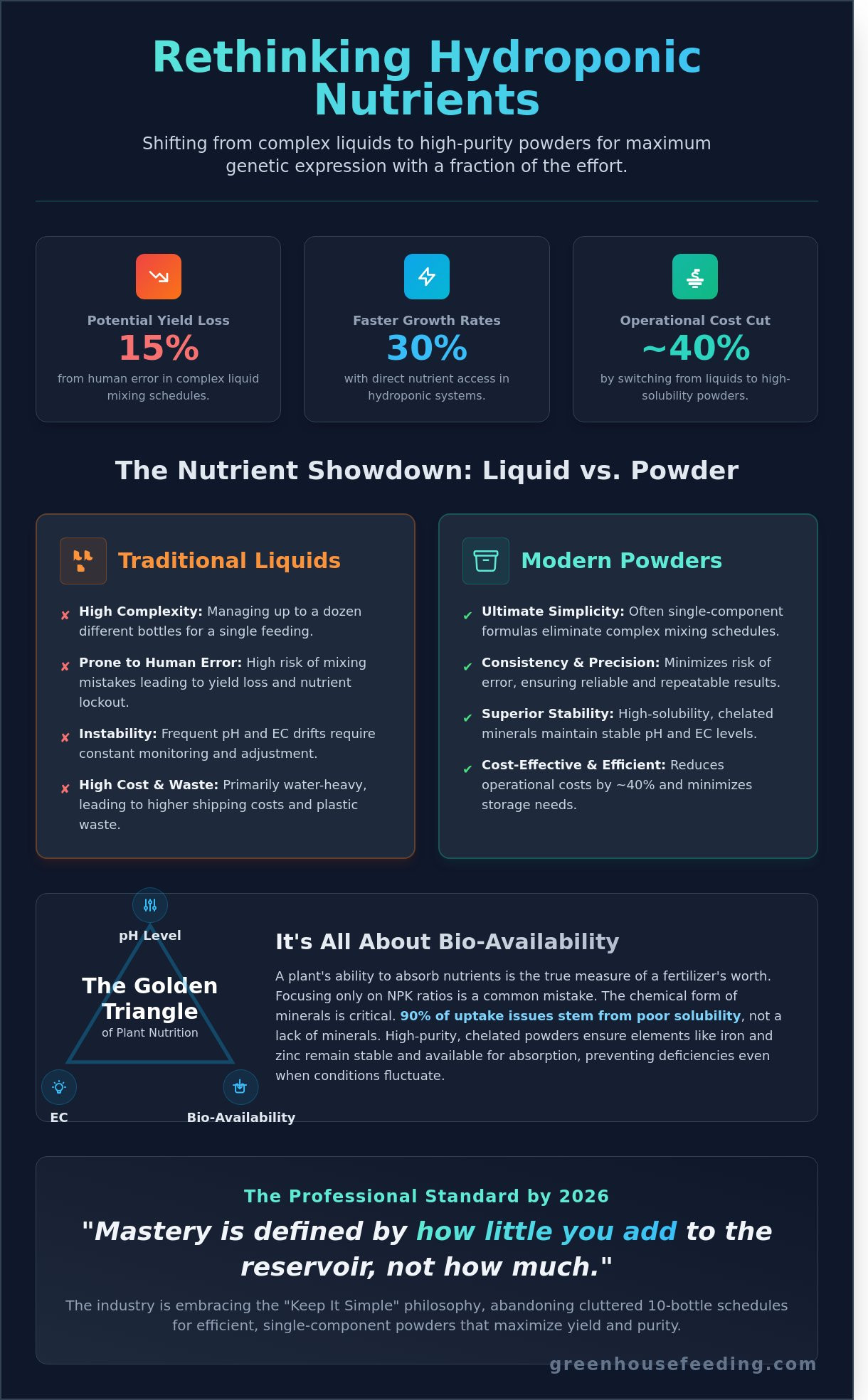 General hydroponics infographic - visual guide