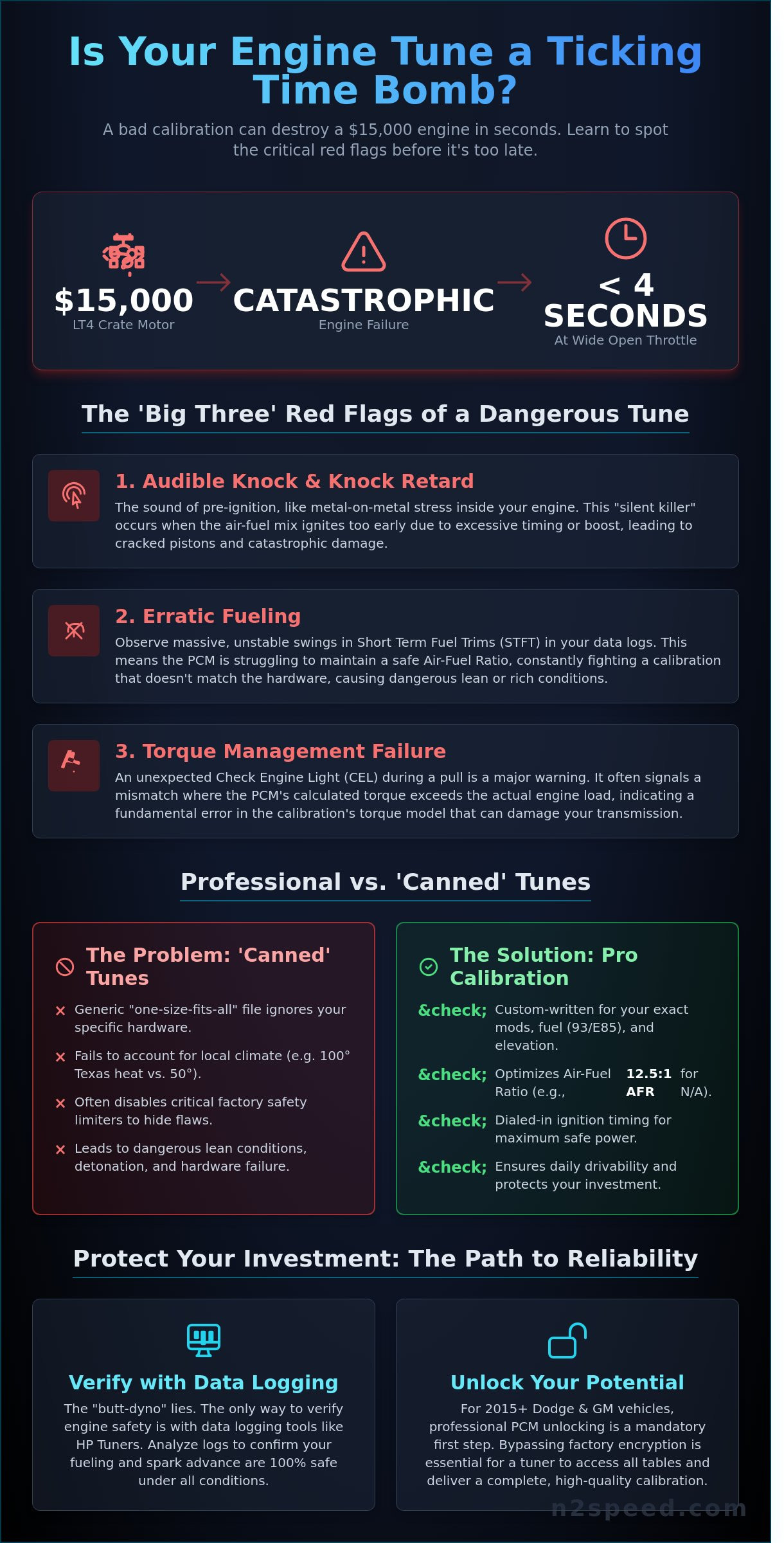 Signs of a bad engine tune