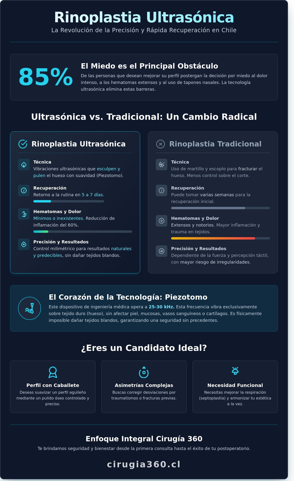 Rinoplastia ultrasonica chile