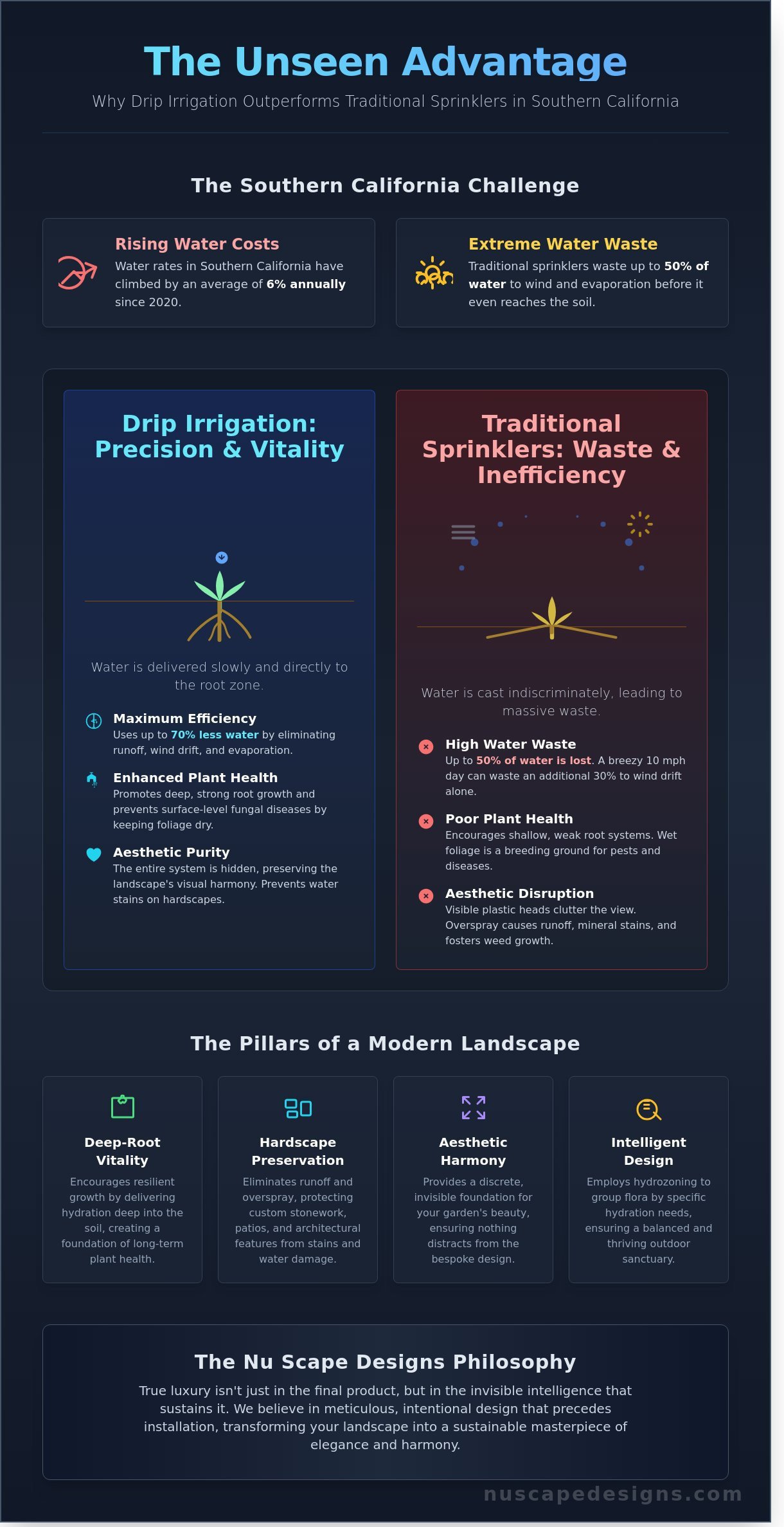 Benefits of drip irrigation