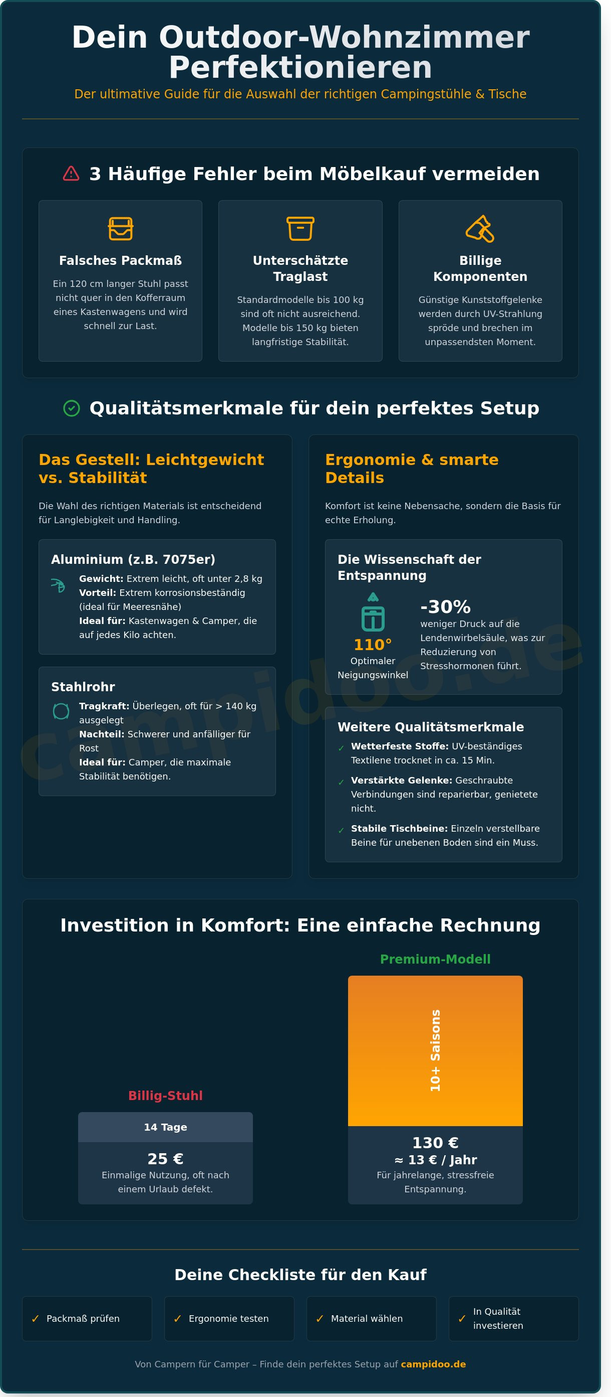 Campingstühle & tische