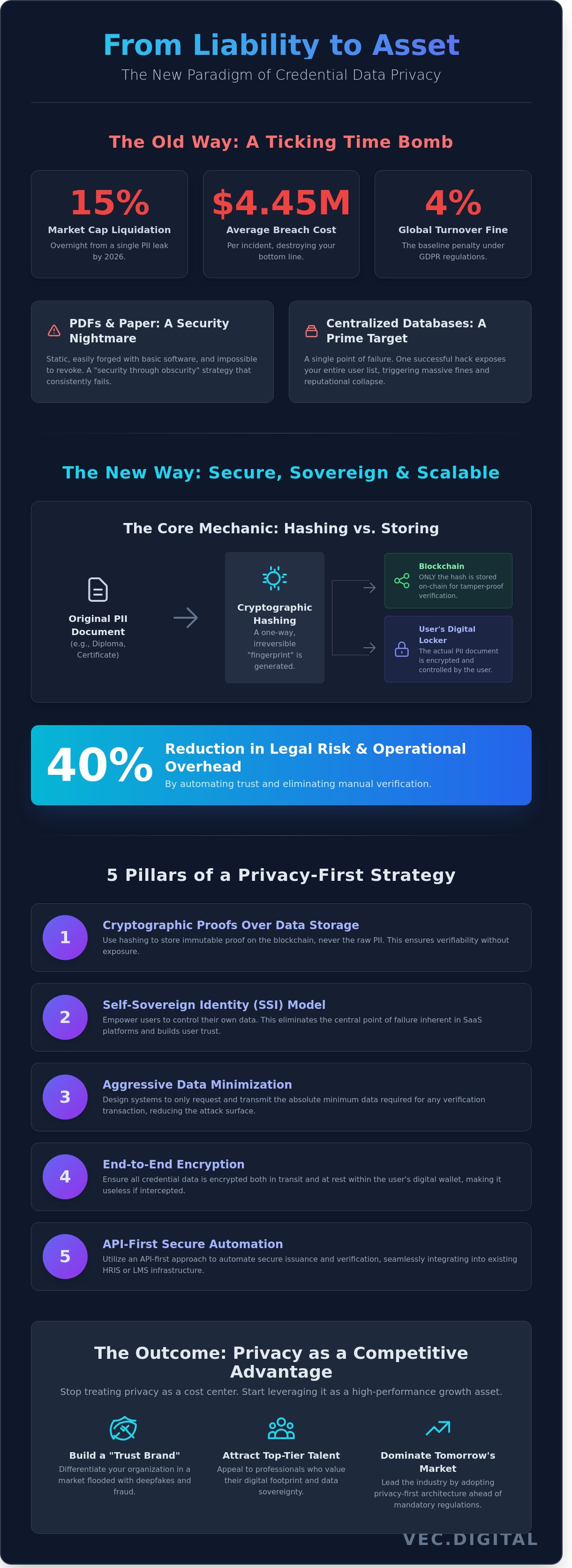 Credential data privacy