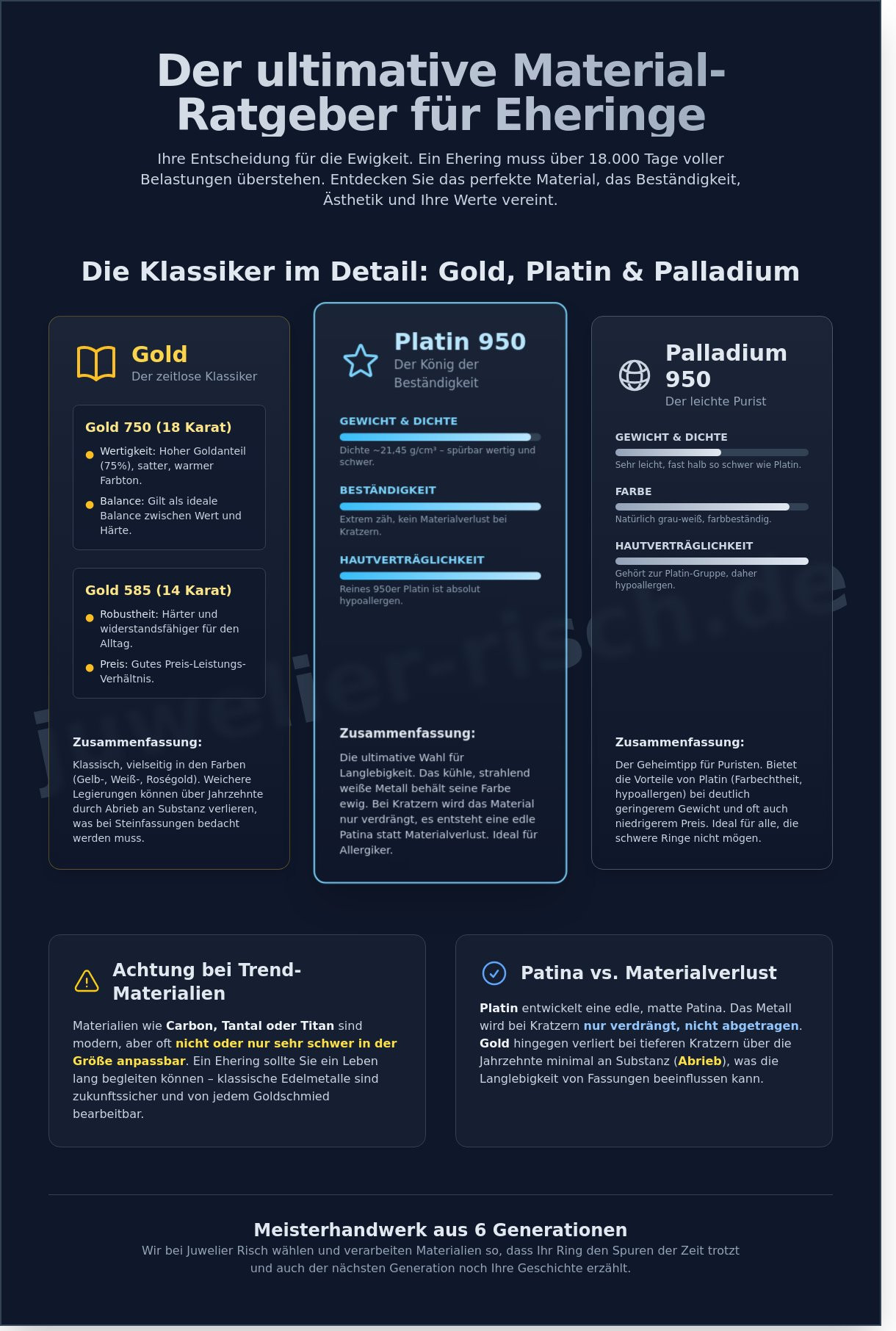 Eheringe materialien
