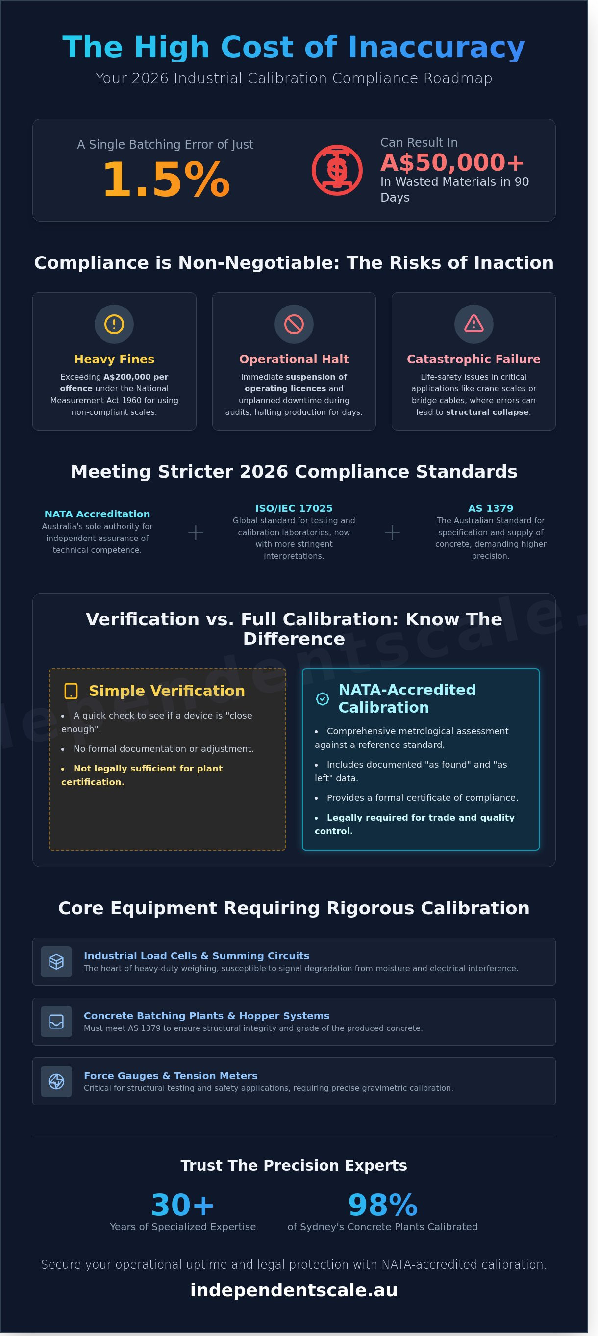 Test and measurement calibration
