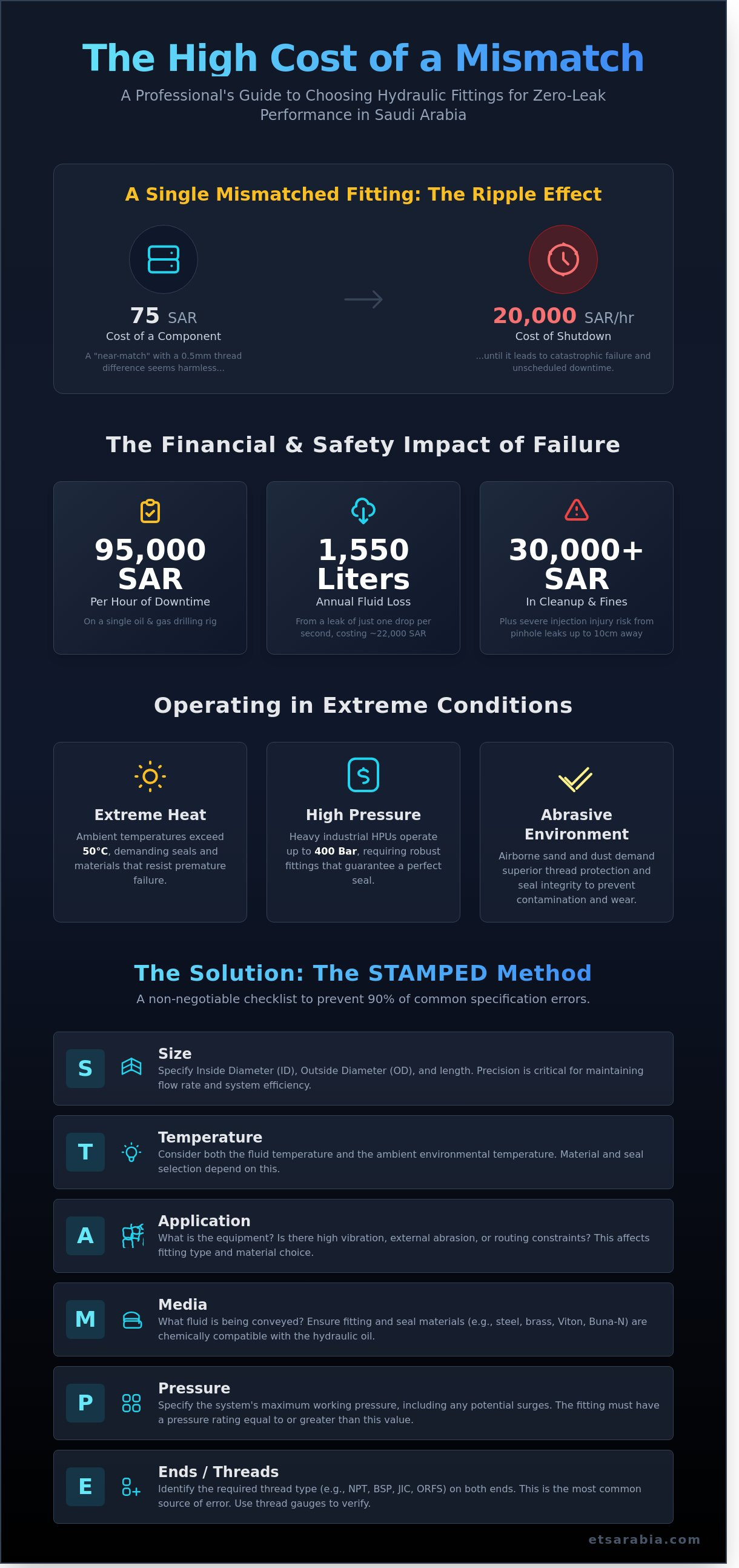 How to choose hydraulic fittings