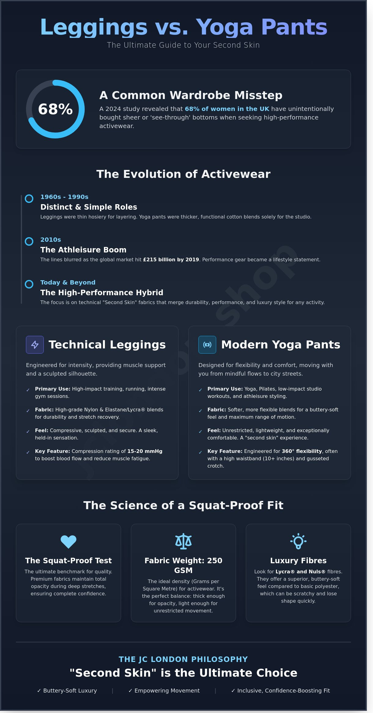 Leggings vs yoga pants difference