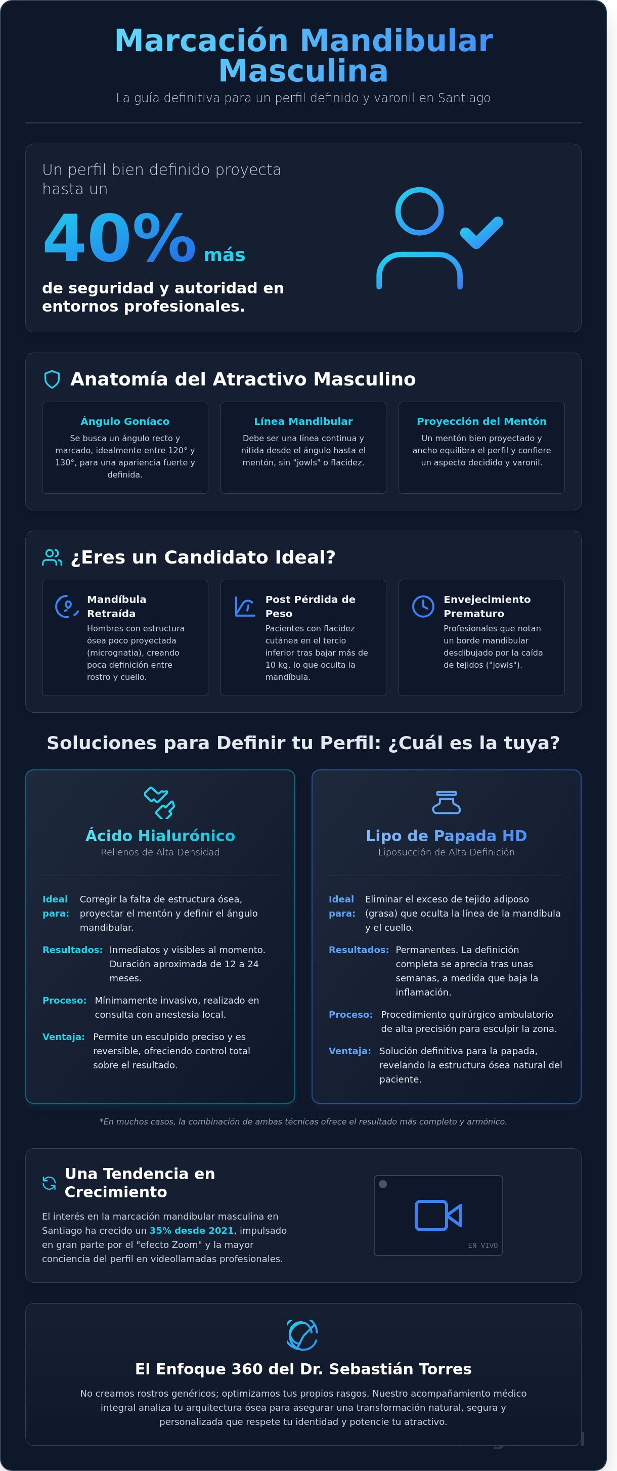 Marcacion mandibular hombre santiago