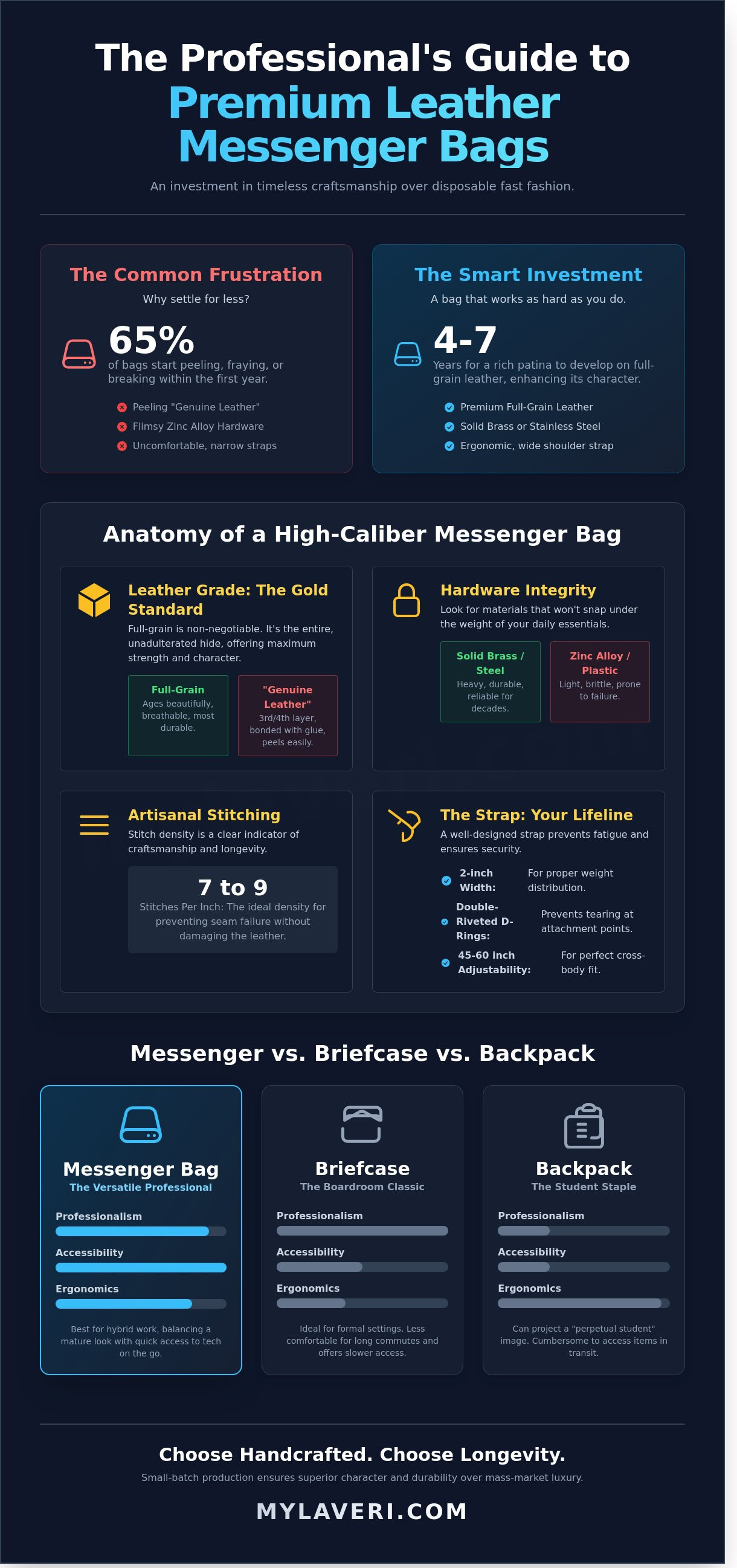 Messenger bag for men