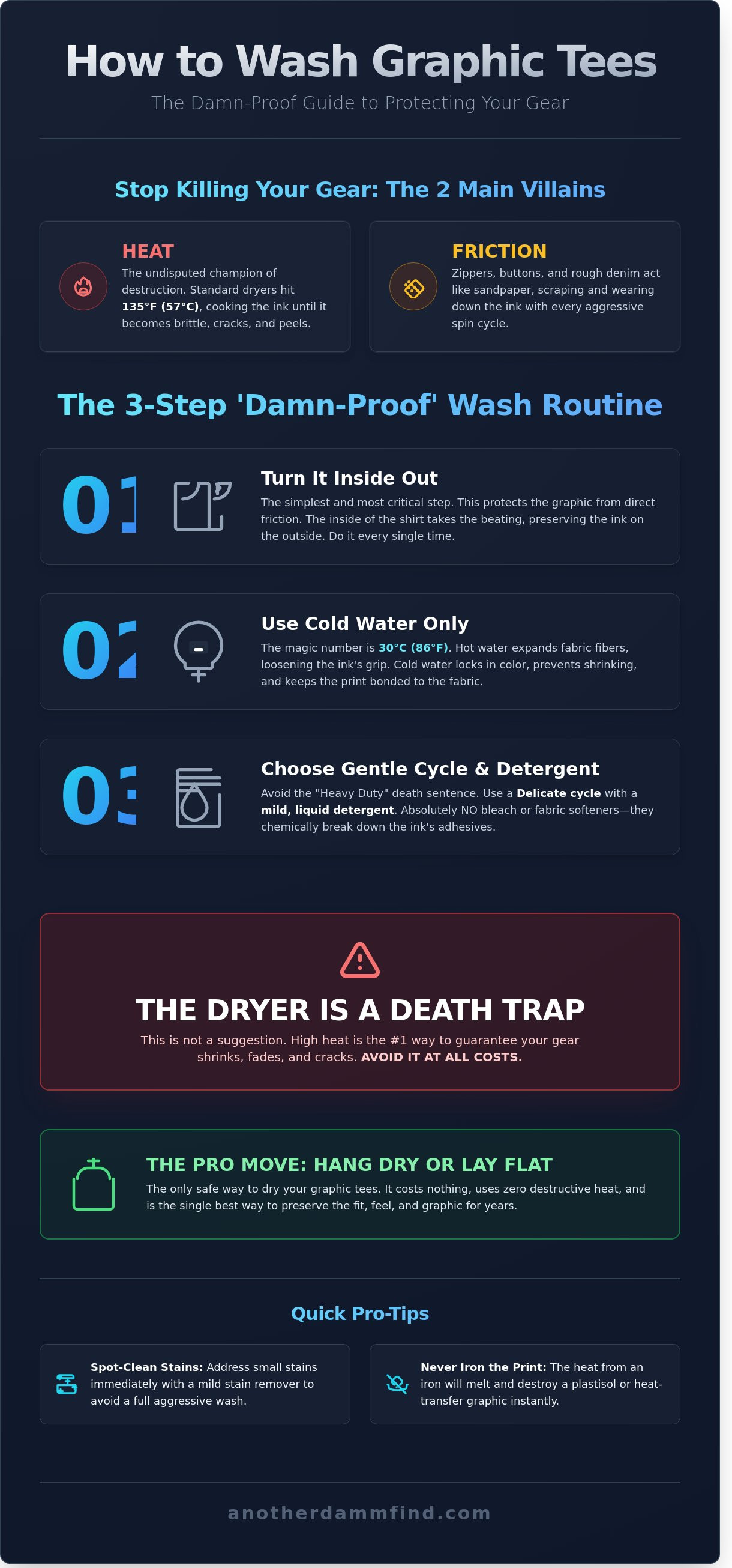 How to wash graphic tees